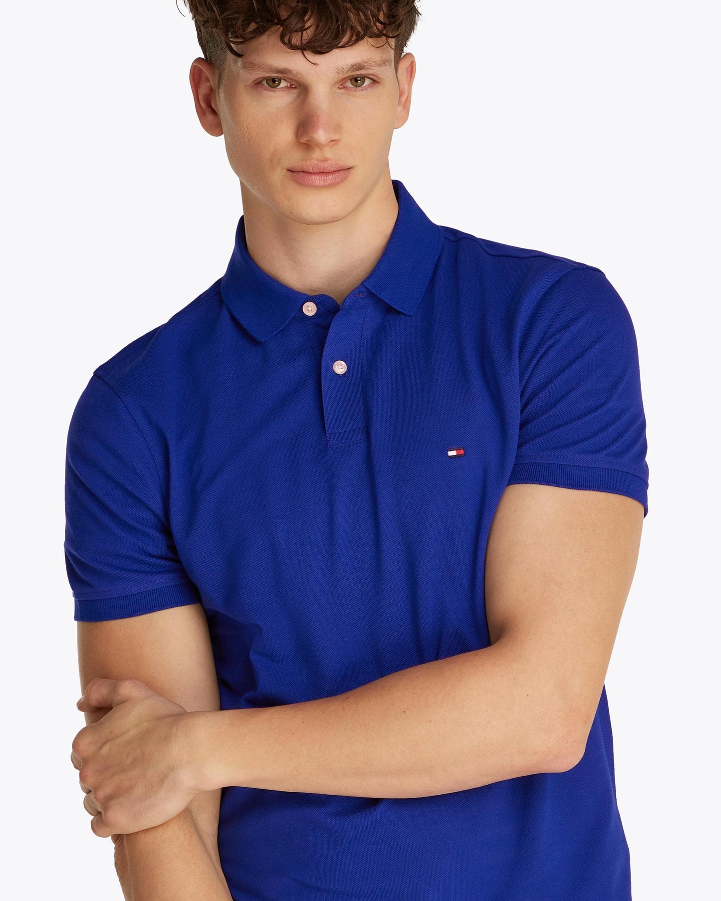 Tommy Hilfiger 1985 Regular Fit Mens Polo - Wedge Blue