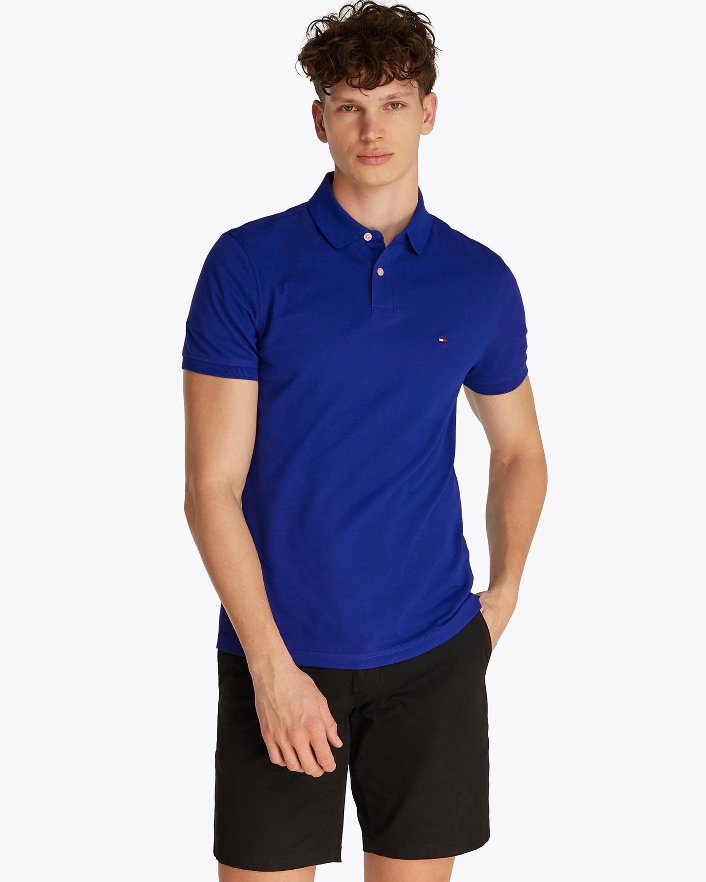 Tommy Hilfiger 1985 Regular Fit Mens Polo - Wedge Blue