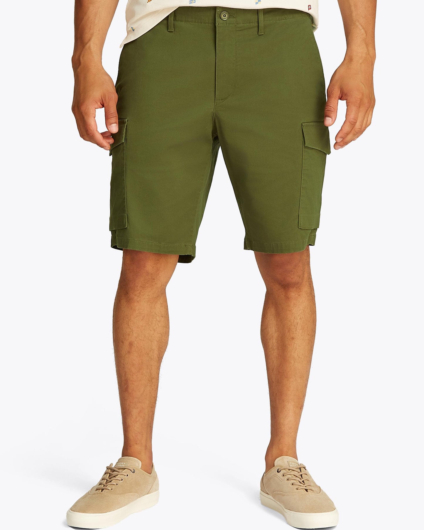Tommy Hilfiger Harlem 1985 Mens Cargo Shorts - Army Green