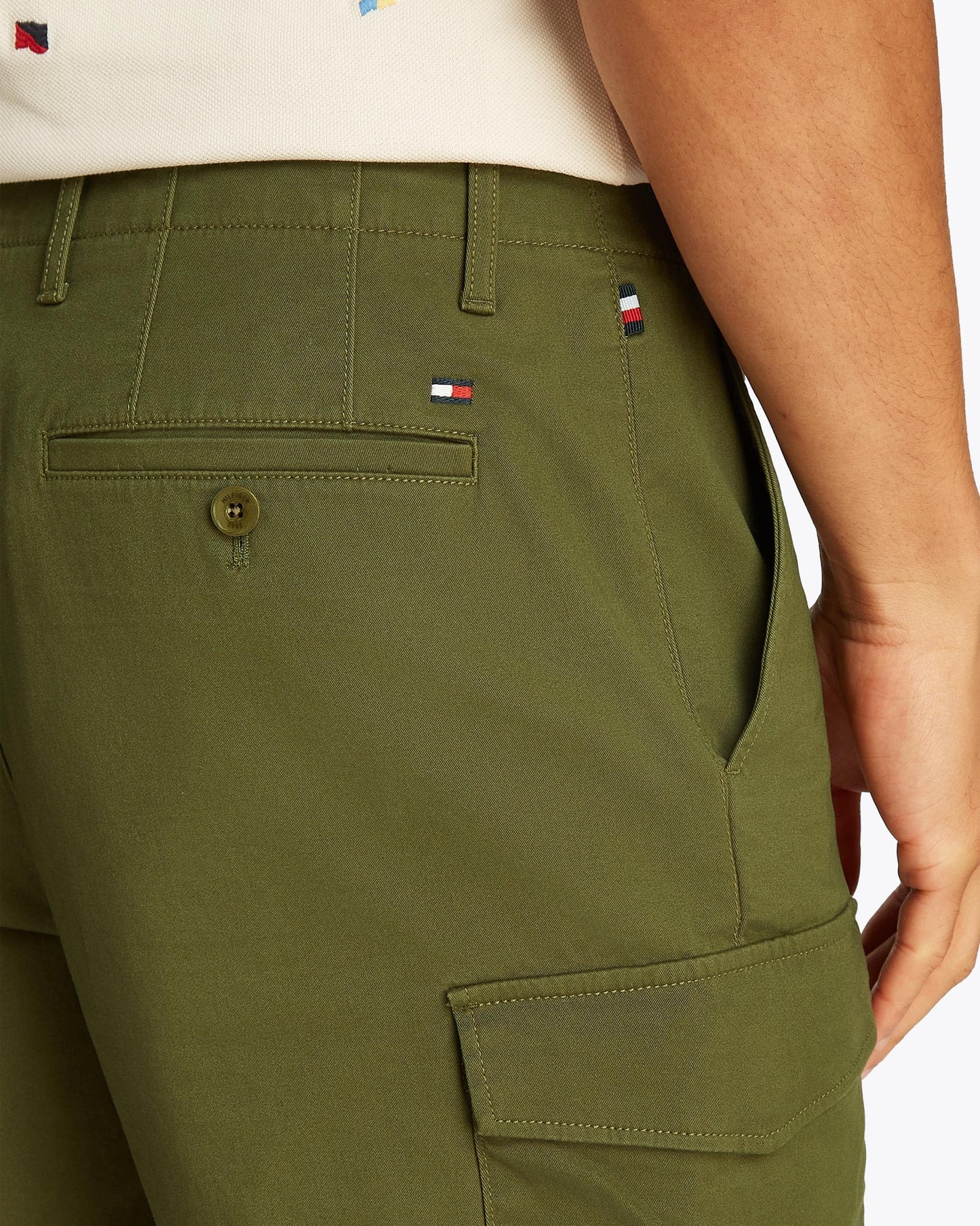 Tommy Hilfiger Harlem 1985 Mens Cargo Shorts - Army Green