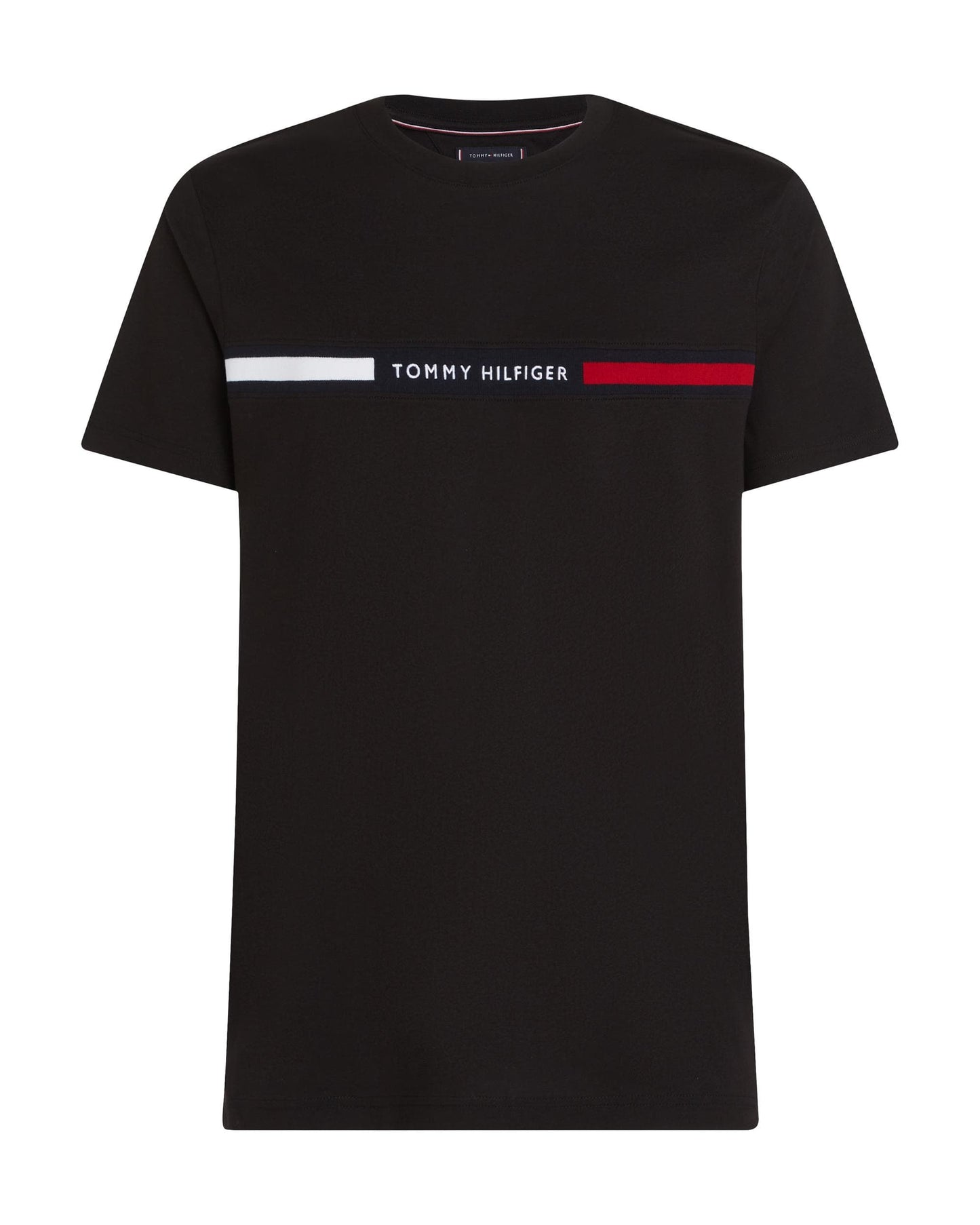 Tommy Hilfiger Hilfiger Chest Insert Mens T-Shirt - Black