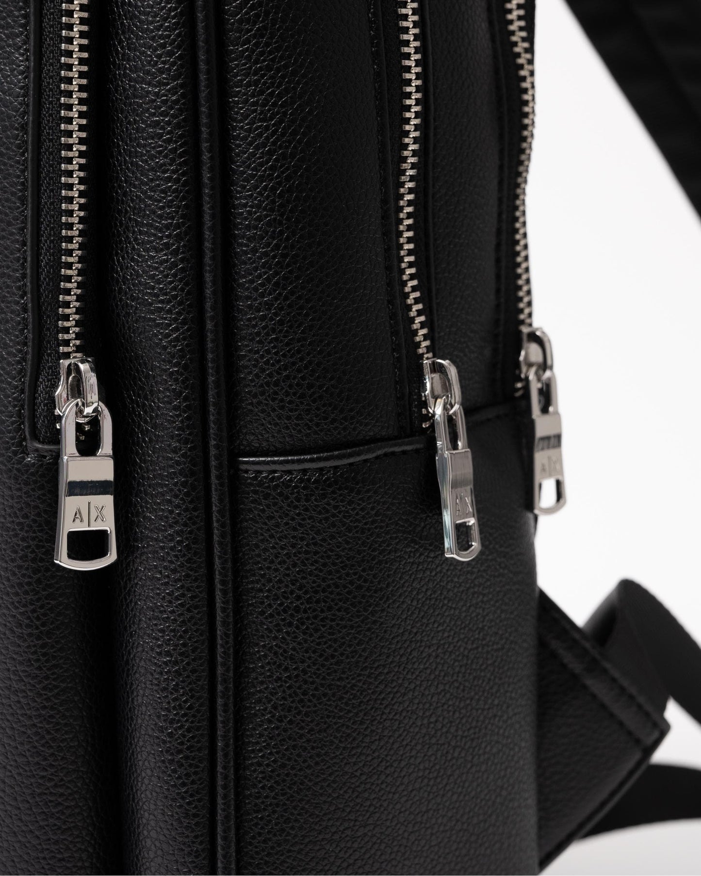 Armani Exchange Mens Faux Leather Backpack