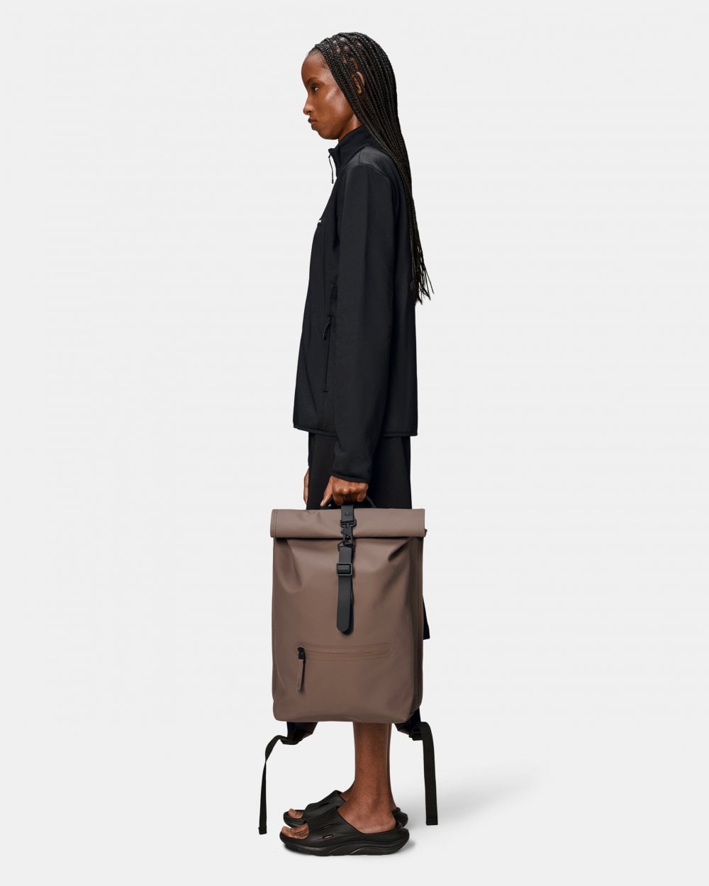 Rains Unisex Rolltop Rucksack - 110 Shade