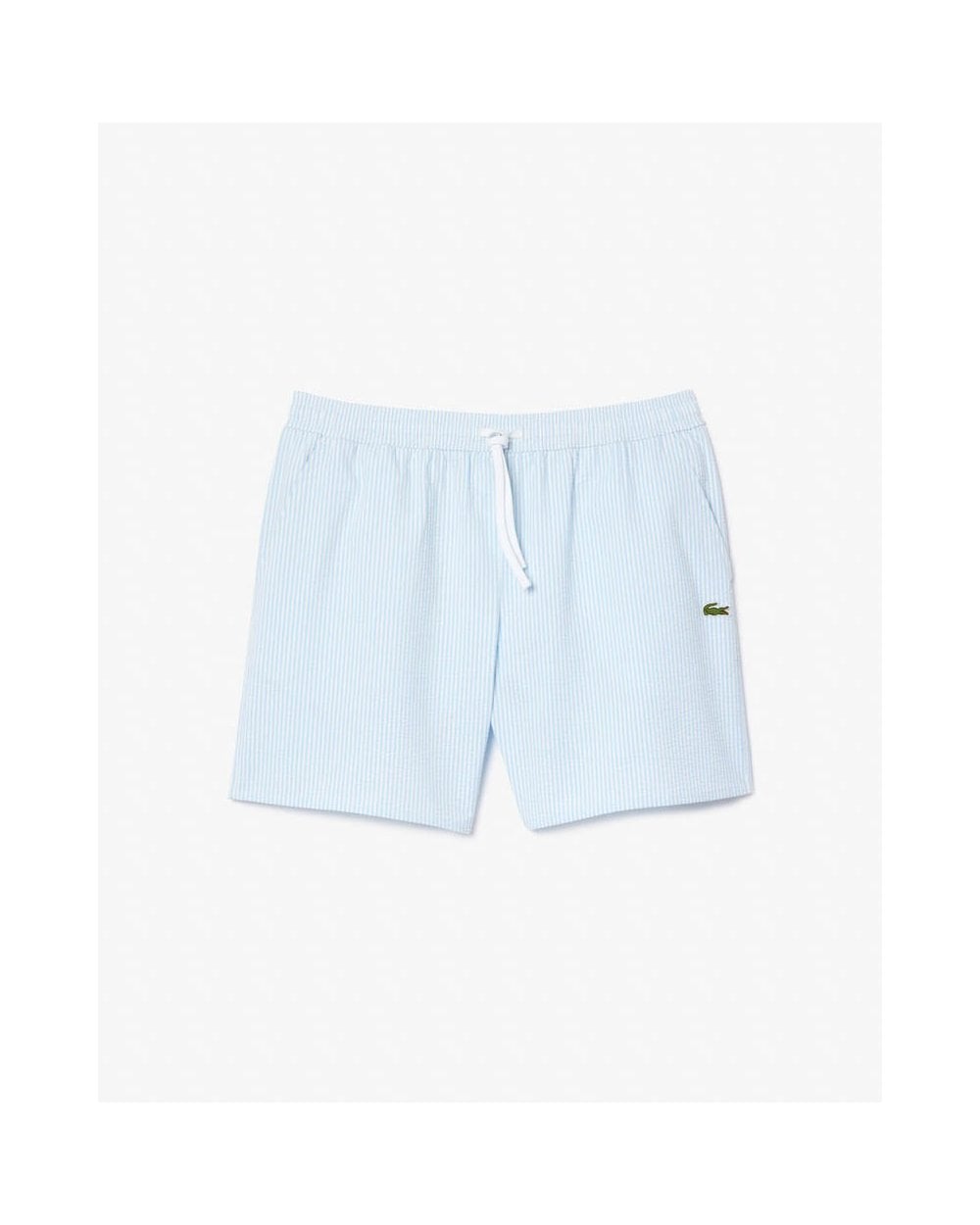 Lacoste Mens Swimming Shorts - White/Overview F6Z