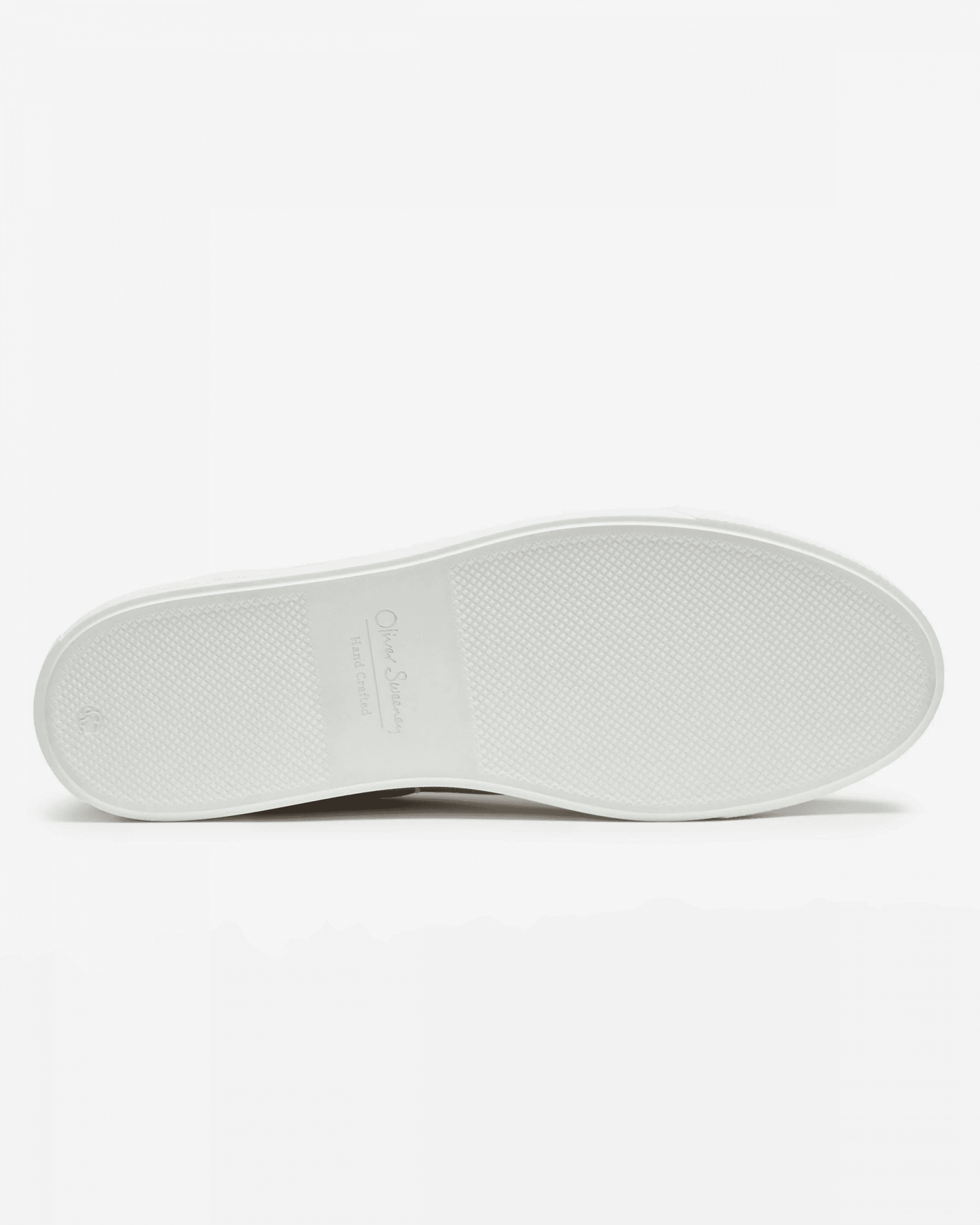 Oliver Sweeney Almada Mens Perforated Leather Trainers - Off White