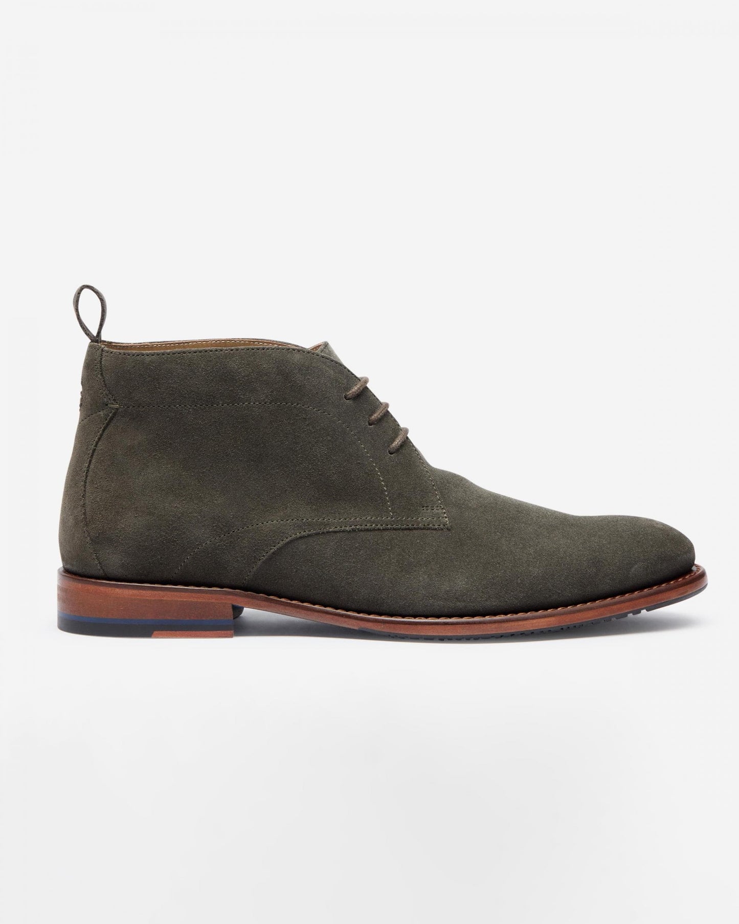 Oliver Sweeney Farleton Suede Mens Chukka Boot - Khaki Green