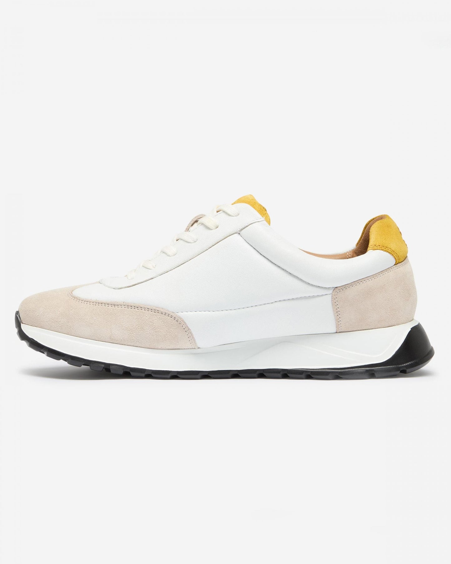 Oliver Sweeney Mylor Mens Nappa Leather & Suede Trainers - White