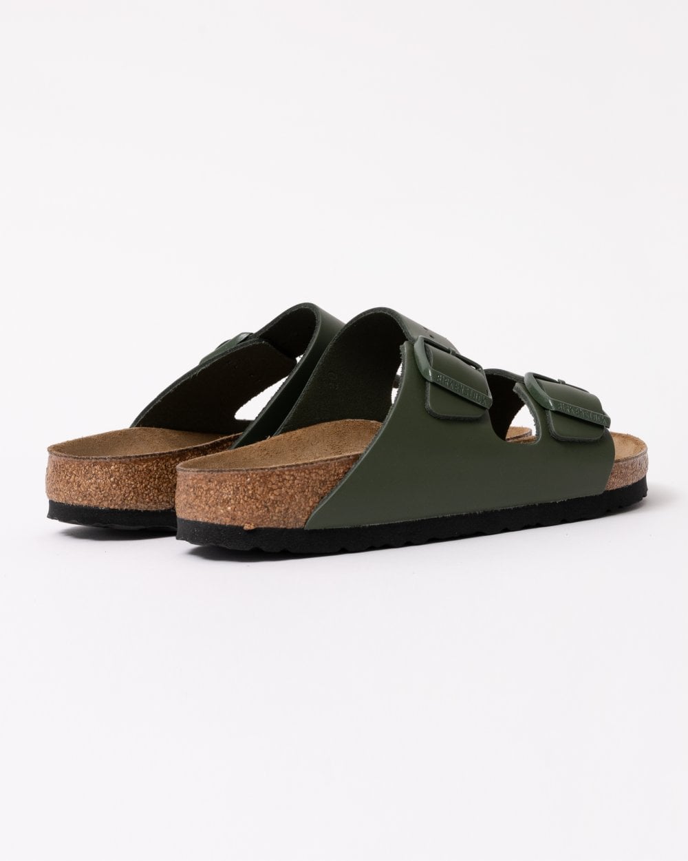 Birkenstock Arizona Natural Leather Womens Sandals - Thyme