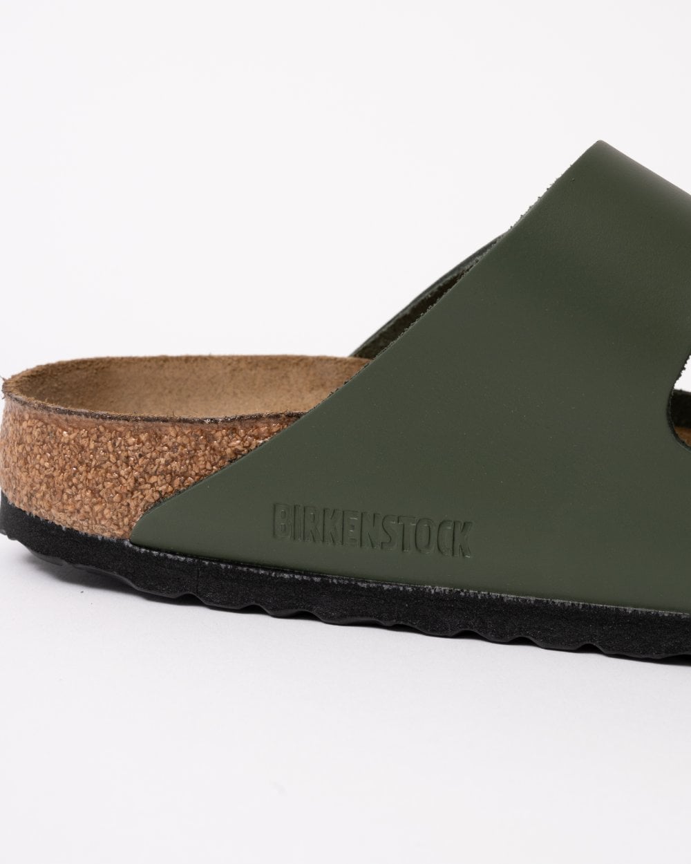 Birkenstock Arizona Natural Leather Womens Sandals - Thyme