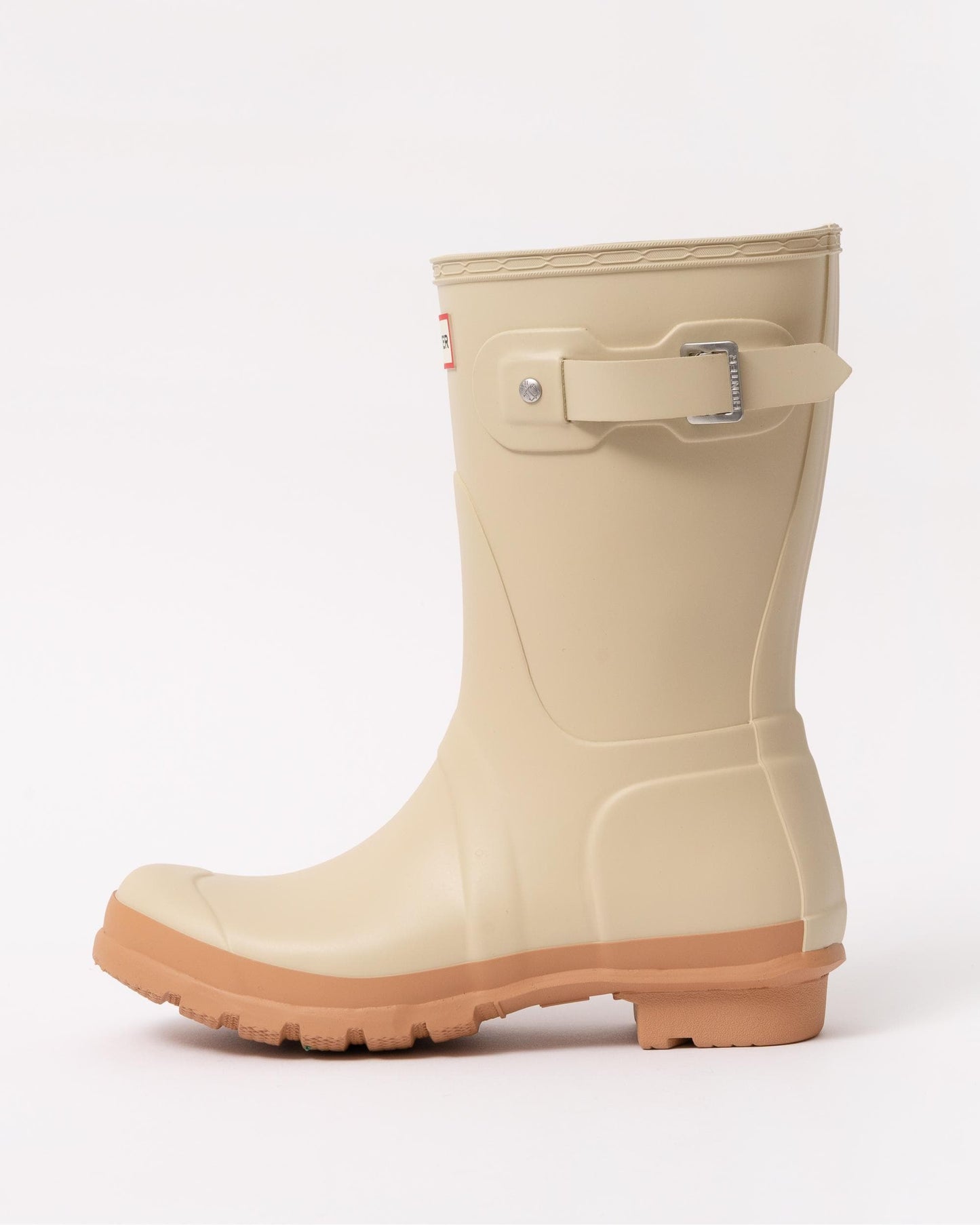 Hunter Original Short Womens Wellies - Gravel/Biscuit