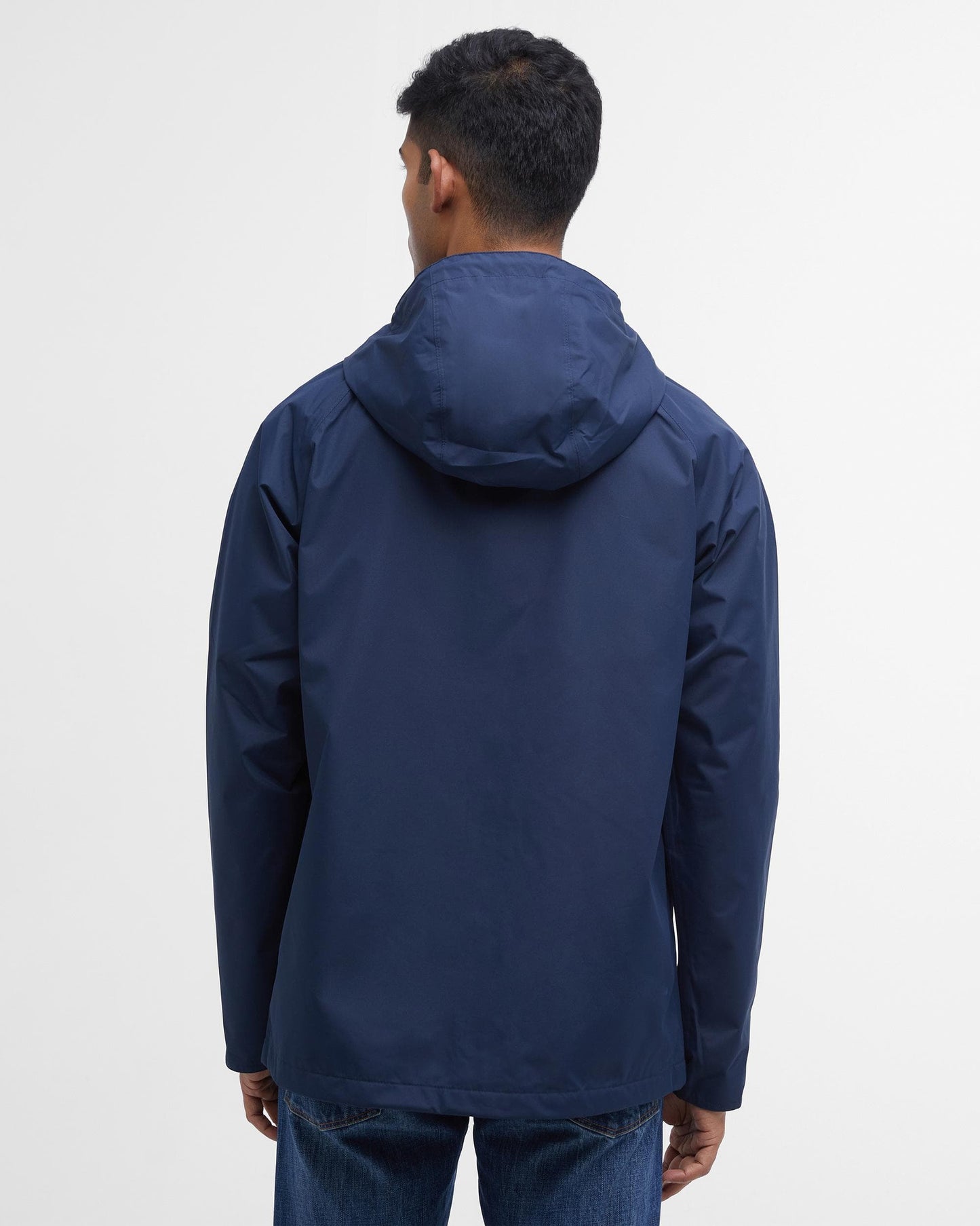 Barbour Hooded Domus Mens Waterproof Jacket - Navy/Dress