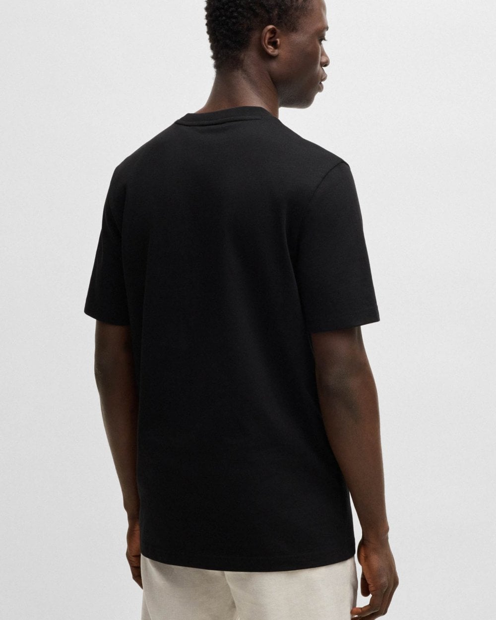 BOSS Orange Ontheway Mens Graphic Print T-Shirt - Black 001