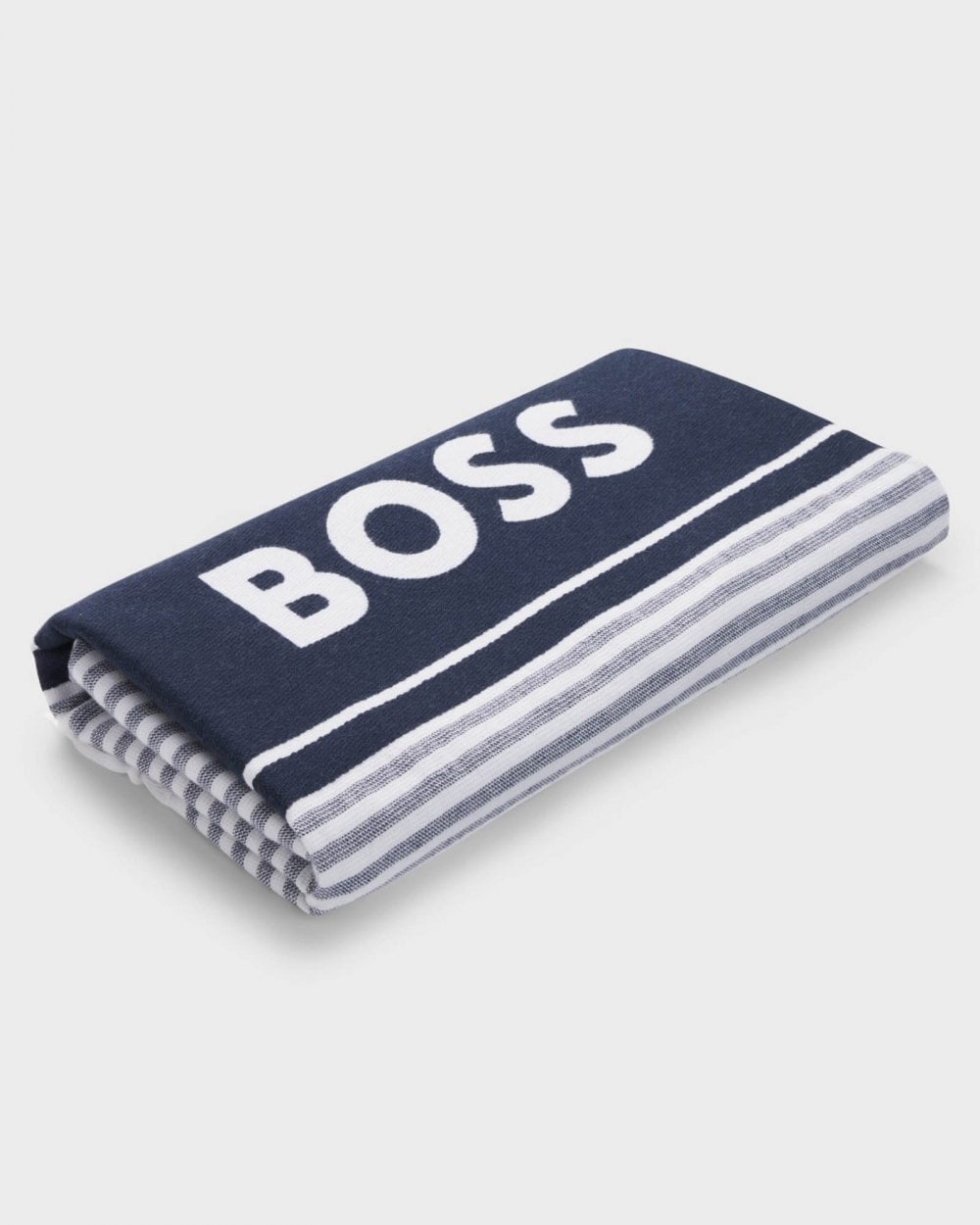 BOSS Orange Riviera Mens Striped Beach Towel