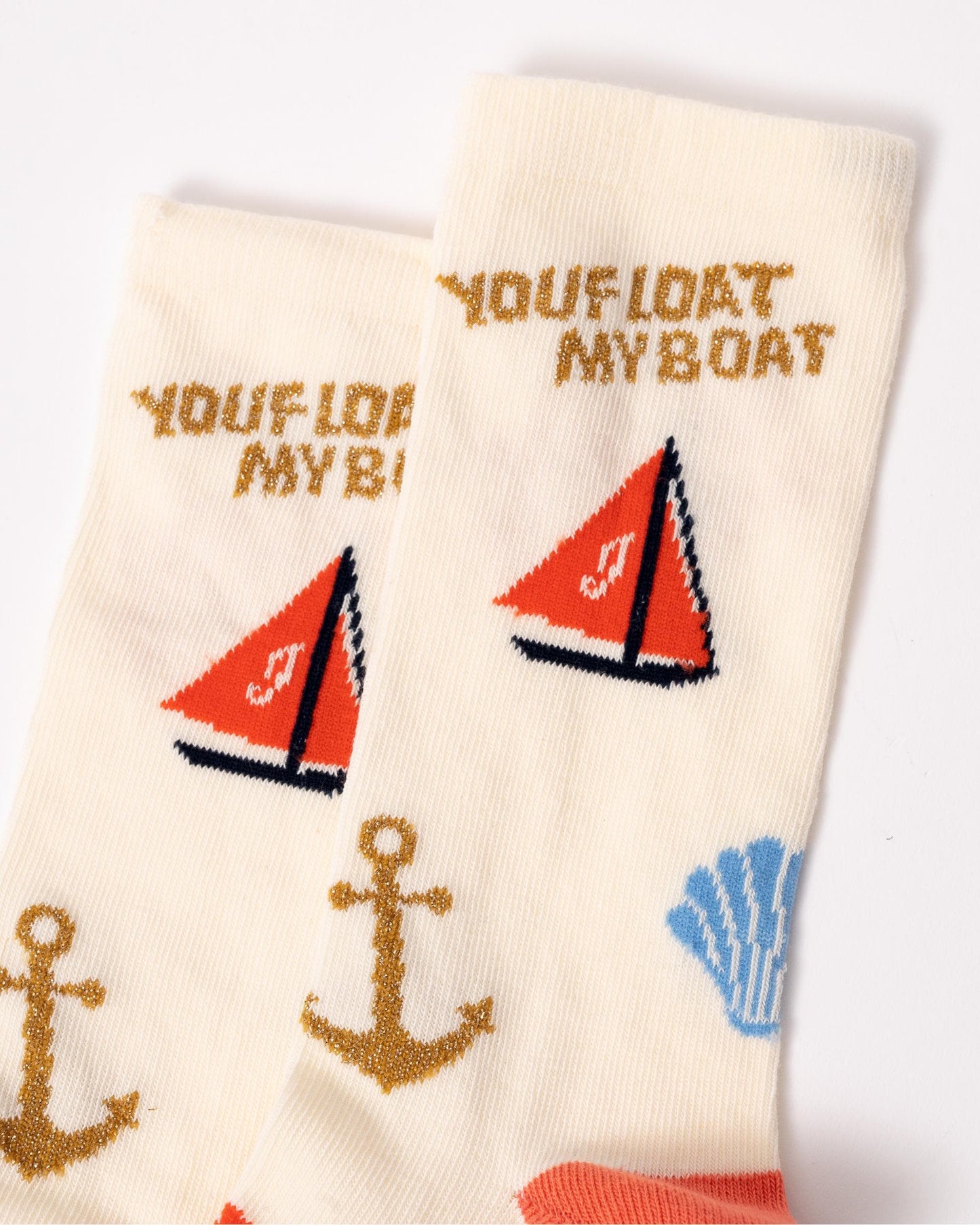 Joules Everyday 2 Pack Womens Socks - You Float My Boat