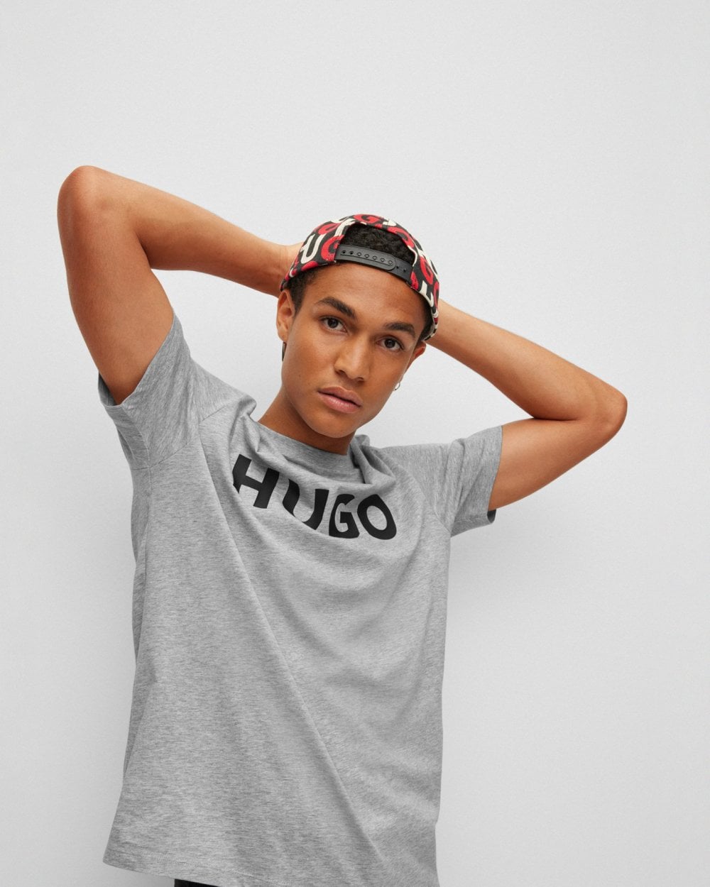 HUGO Dulivio Mens T-Shirt - Open Grey 062