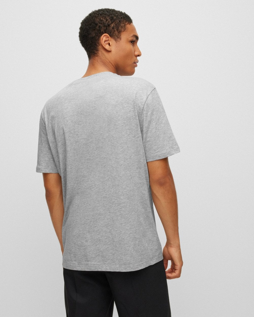HUGO Dulivio Mens T-Shirt - Open Grey 062
