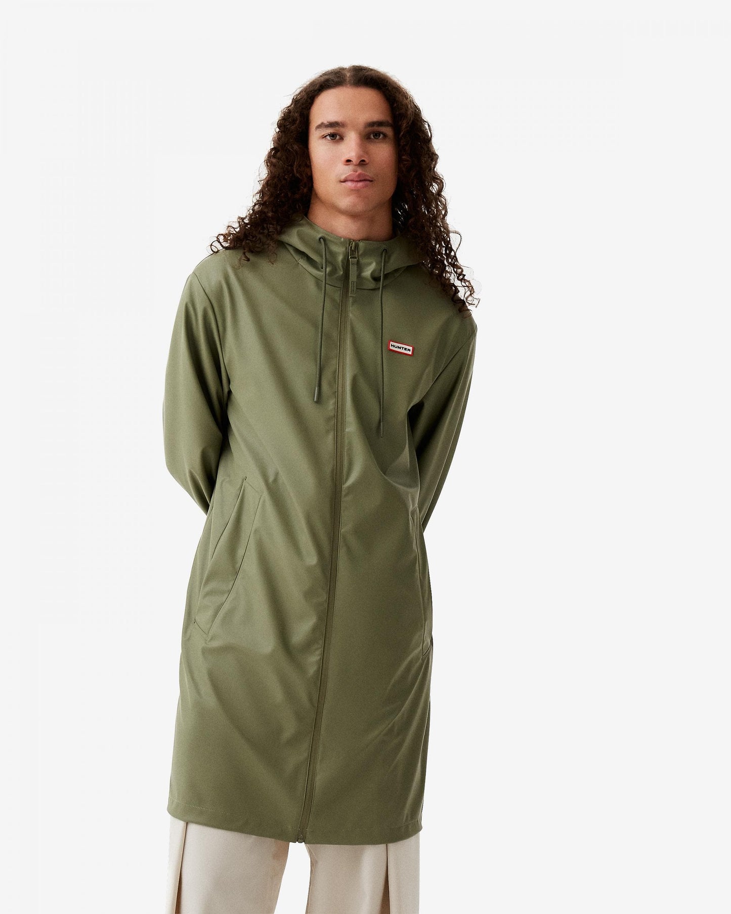 Hunter Andrea Unisex Rain Coat - Deep Lichen