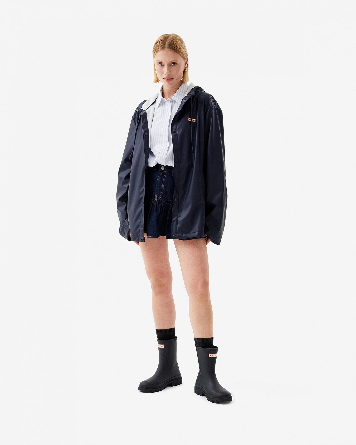 Hunter Izzy Unisex Hooded Jacket - Night Sky