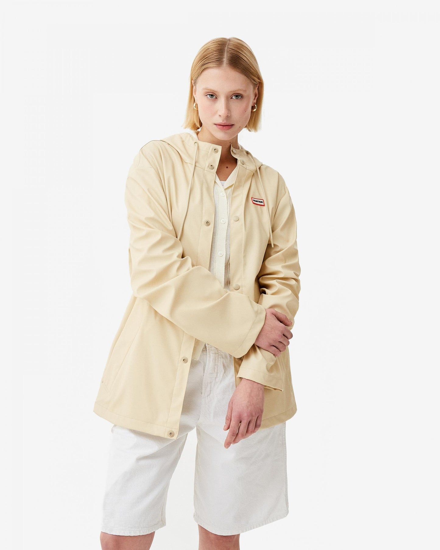 Hunter Izzy Unisex Hooded Jacket - Gravel