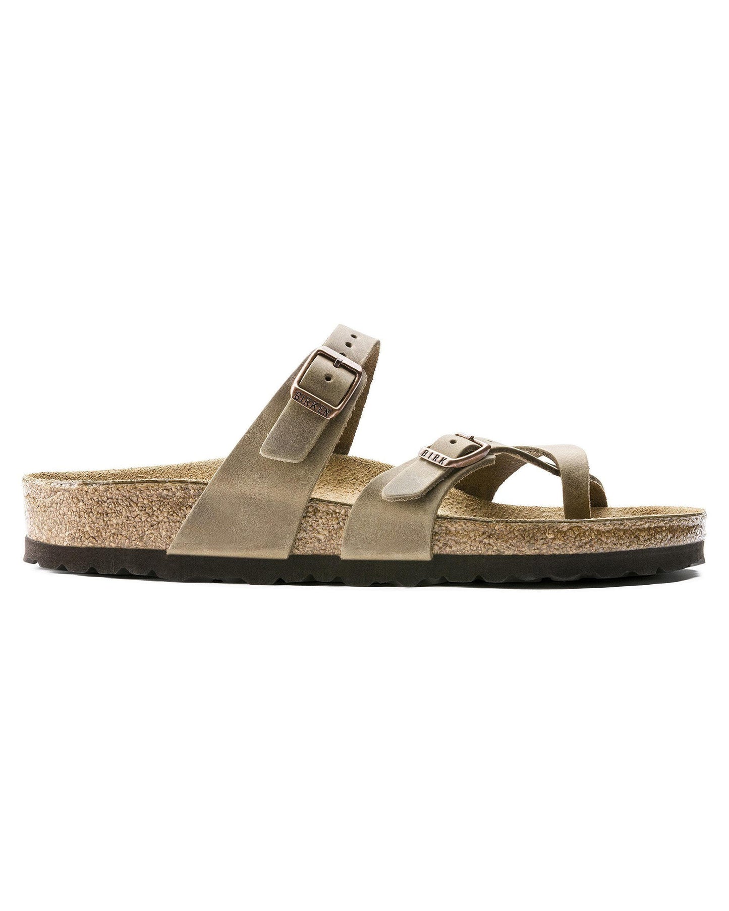 Birkenstock Mayari Oiled Nubuck Womens Sandals - Tobacco Brown