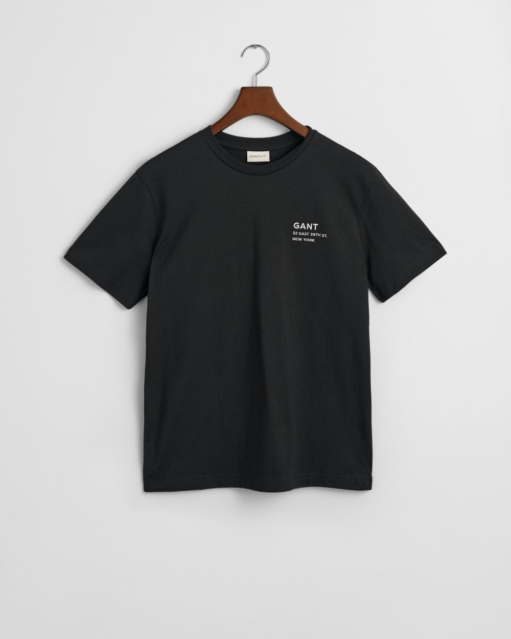 GANT Mens Small Graphic Short Sleeve T-Shirt - 5 Black
