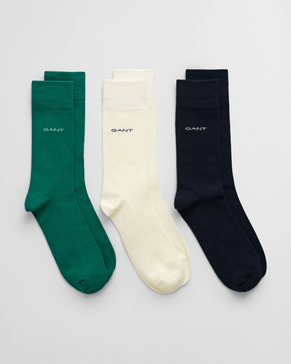 GANT Mens Soft Cotton Socks 3-Pack