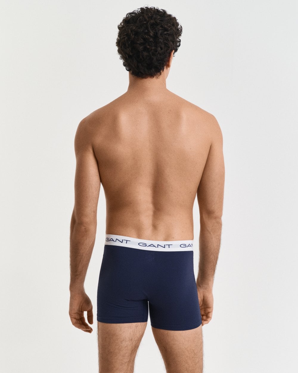 GANT Mens Slim Fit Cotton Jersey Boxer Briefs 3-Pack - 105 Multicolor