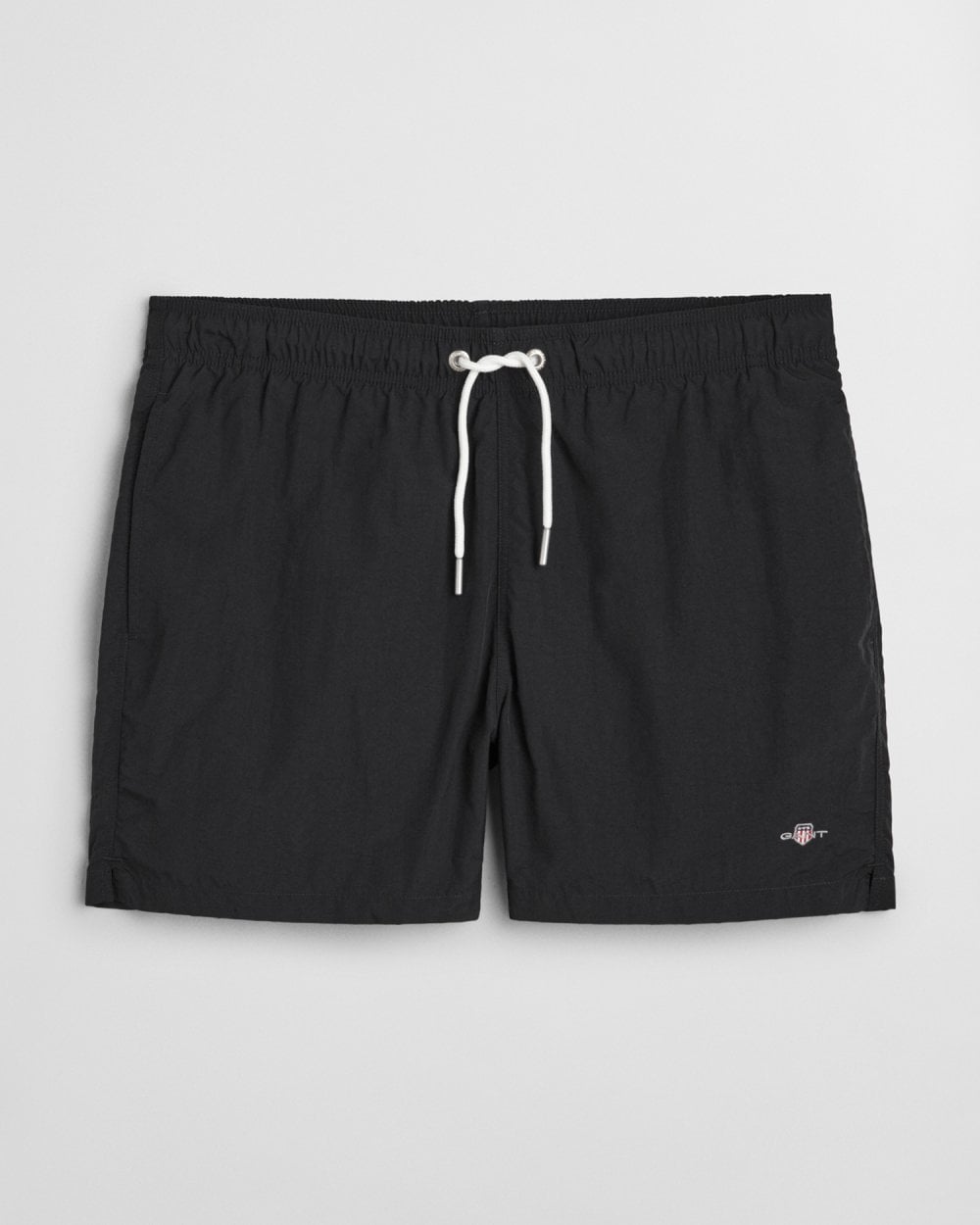 GANT Mens Swim Shorts with Embroidered Shield Logo - 5 Black