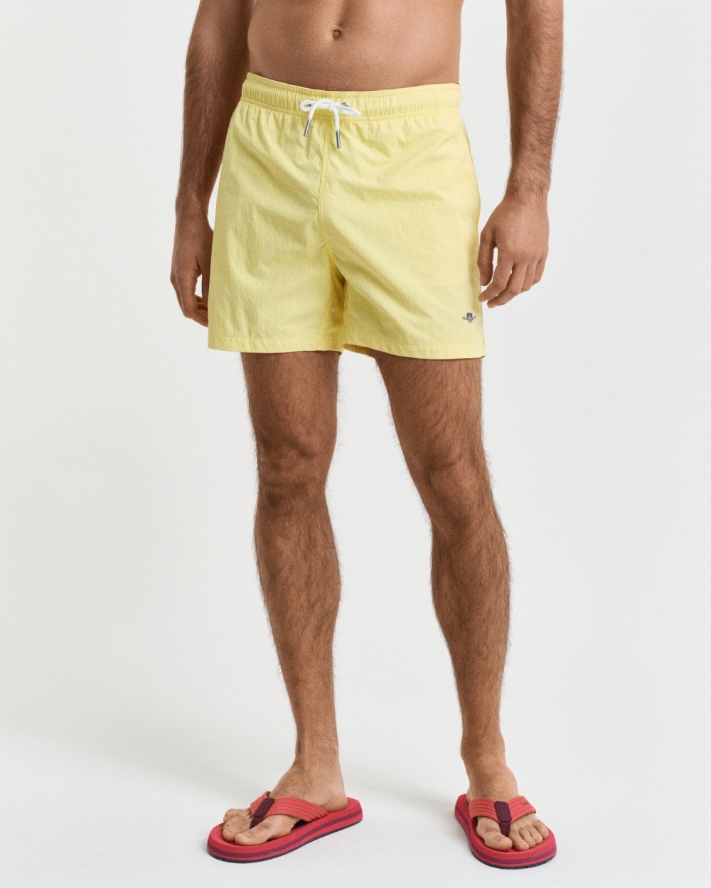 GANT Mens Swim Shorts with Embroidered Shield Logo