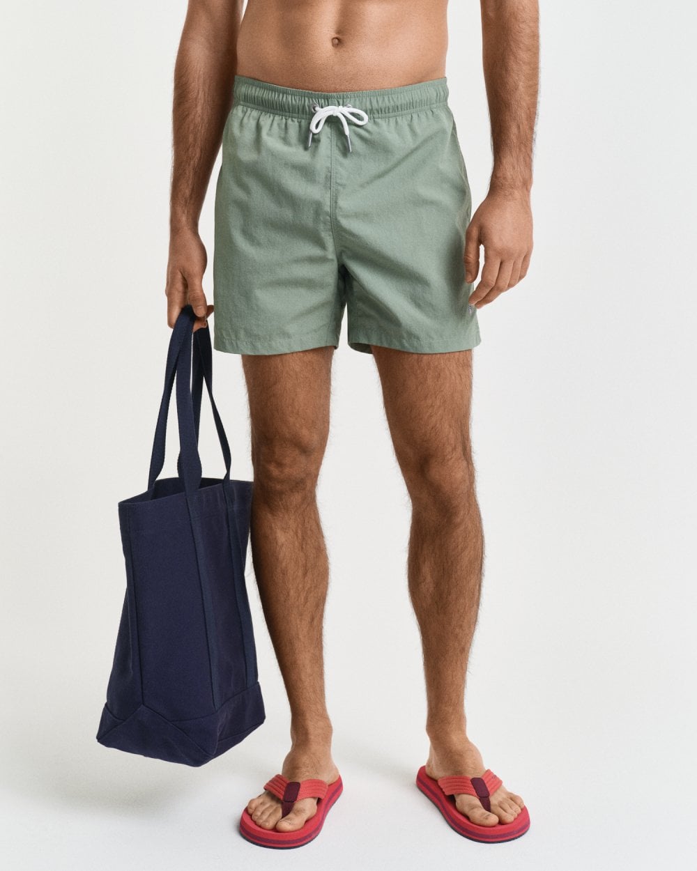 GANT Mens Swim Shorts with Embroidered Shield Logo