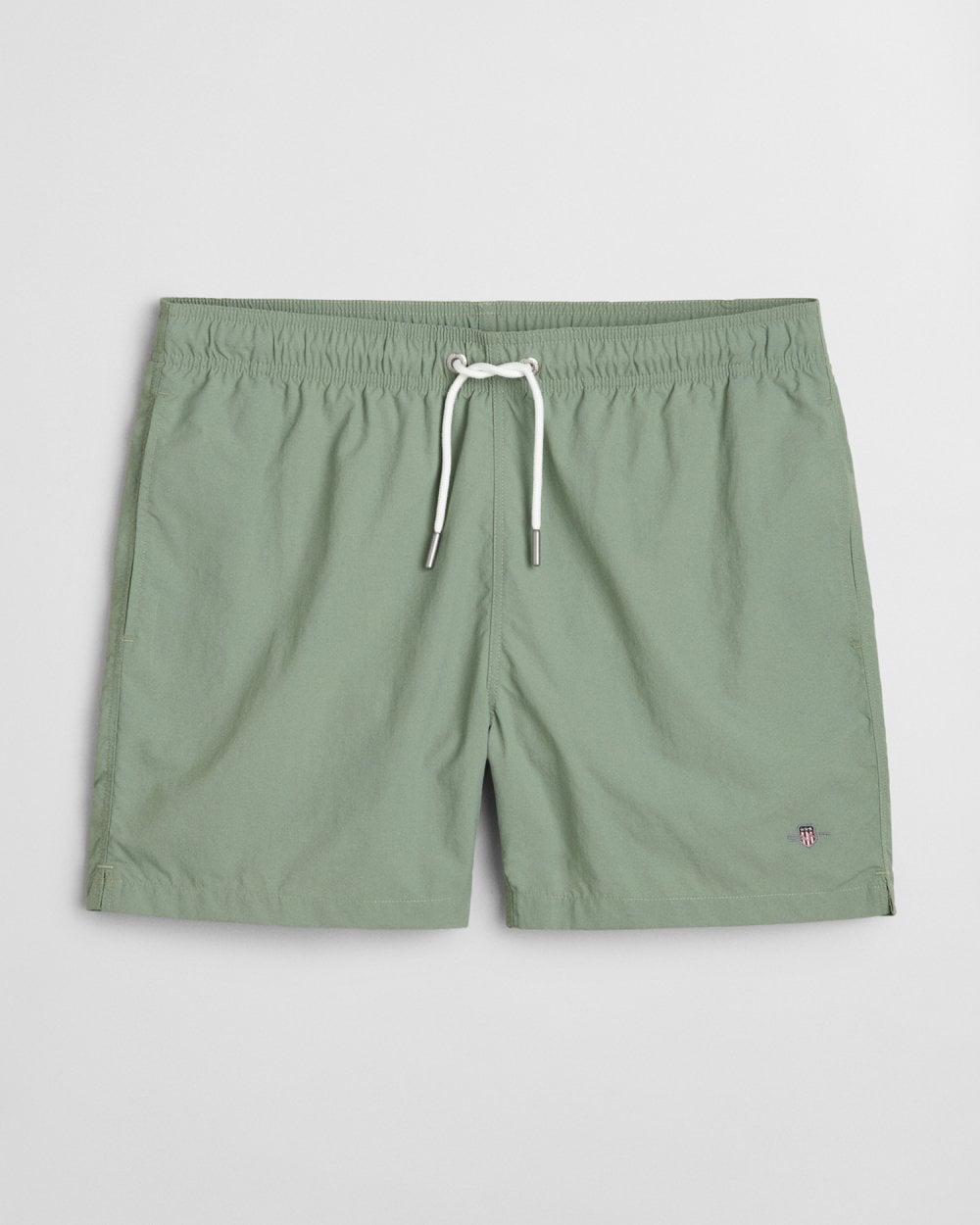 GANT Mens Swim Shorts with Embroidered Shield Logo - 362 Kalamata Green