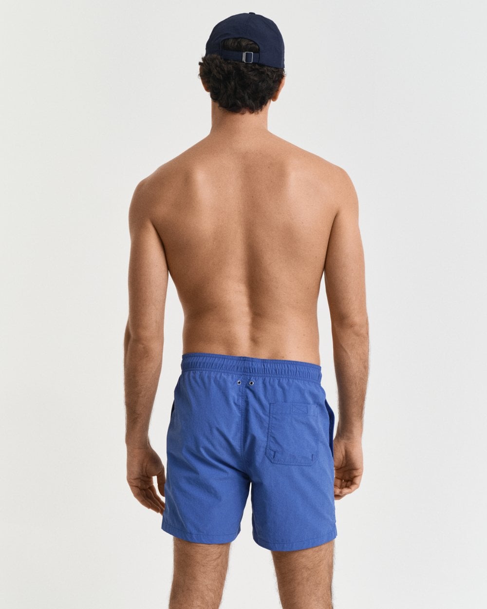 GANT Mens Swim Shorts with Embroidered Shield Logo - 407 Rich Blue