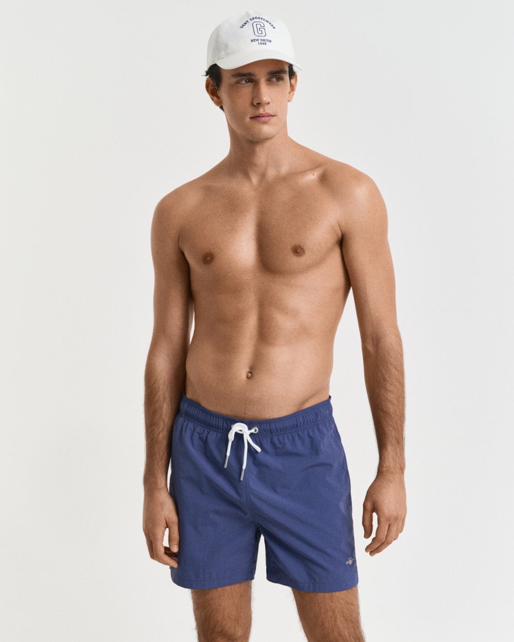 GANT Mens Swim Shorts with Embroidered Shield Logo