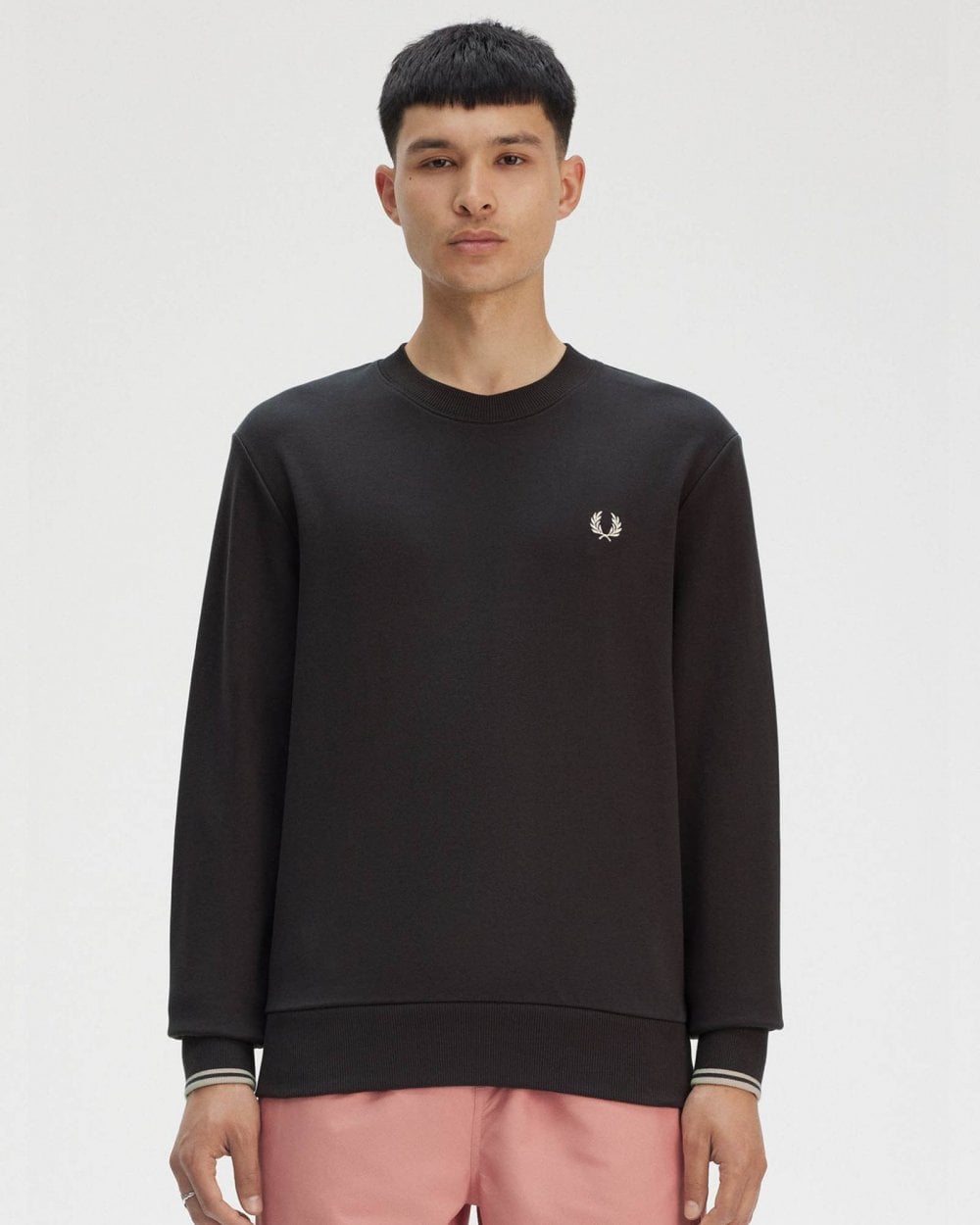 Fred Perry Mens Crew Neck Sweatshirt
