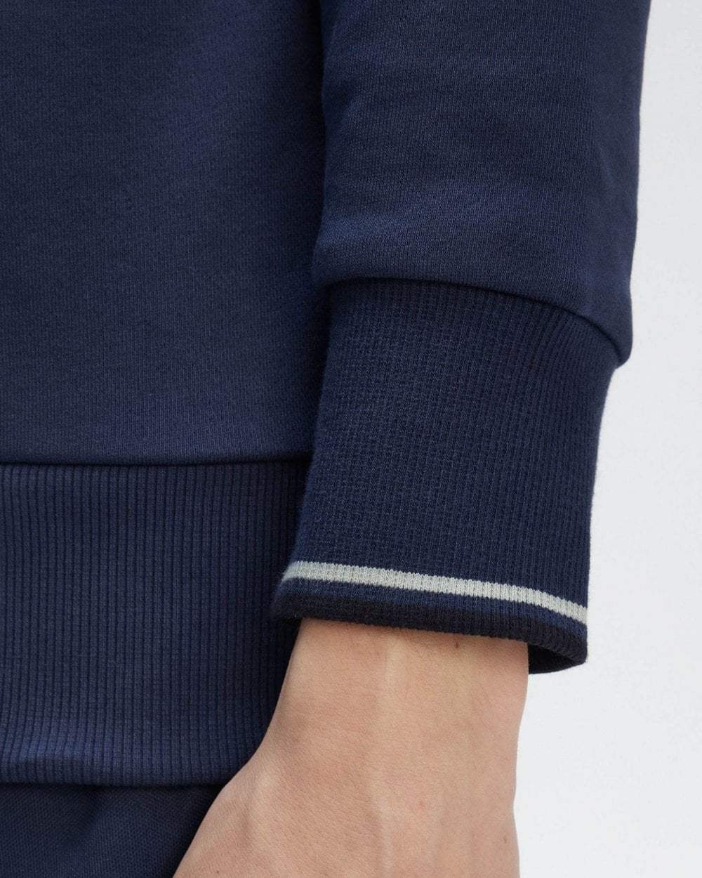 Fred Perry Mens Crew Neck Sweatshirt - Tennis Blue X86