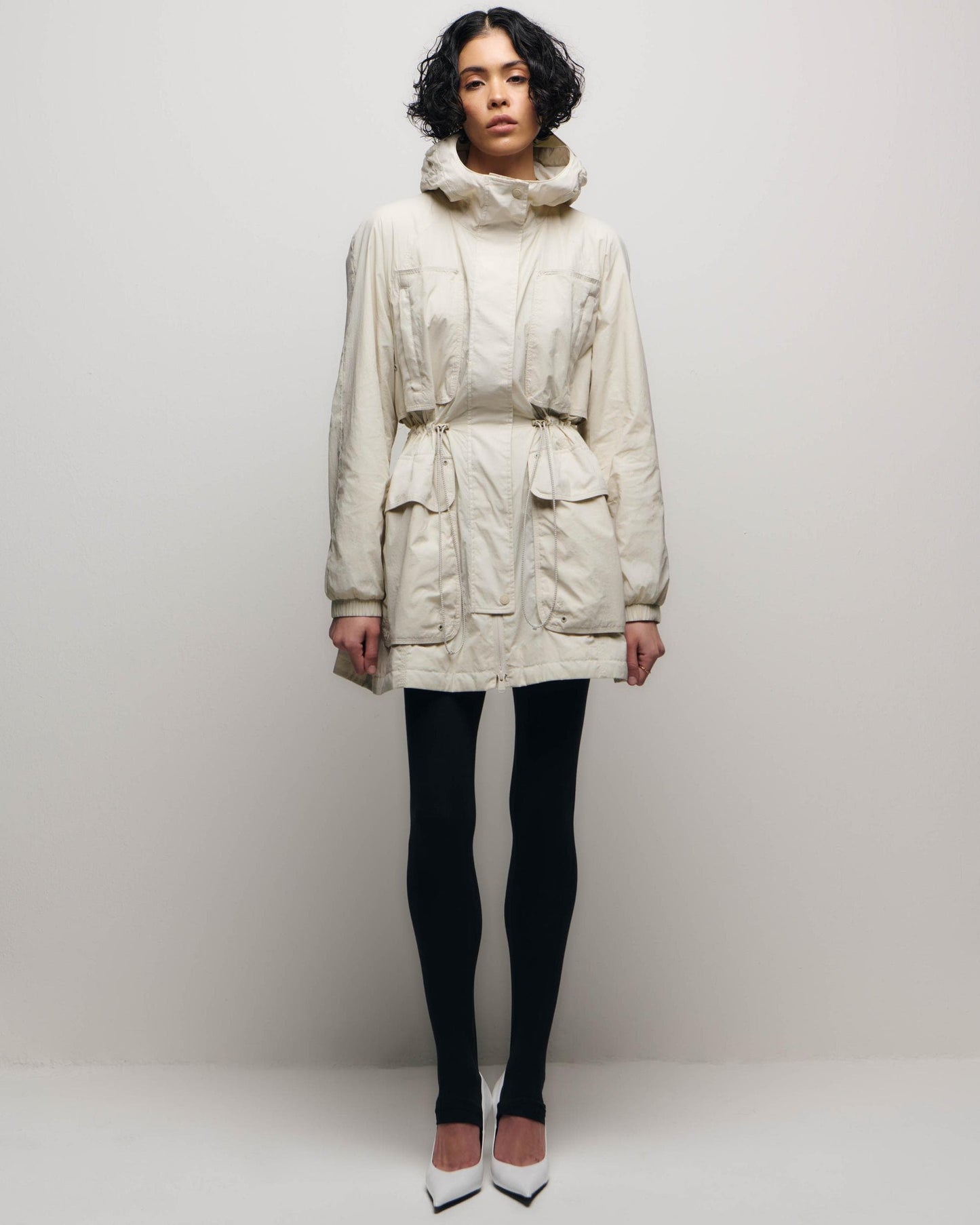 Barbour International Misha Womens Casual Jacket - Silver Birch