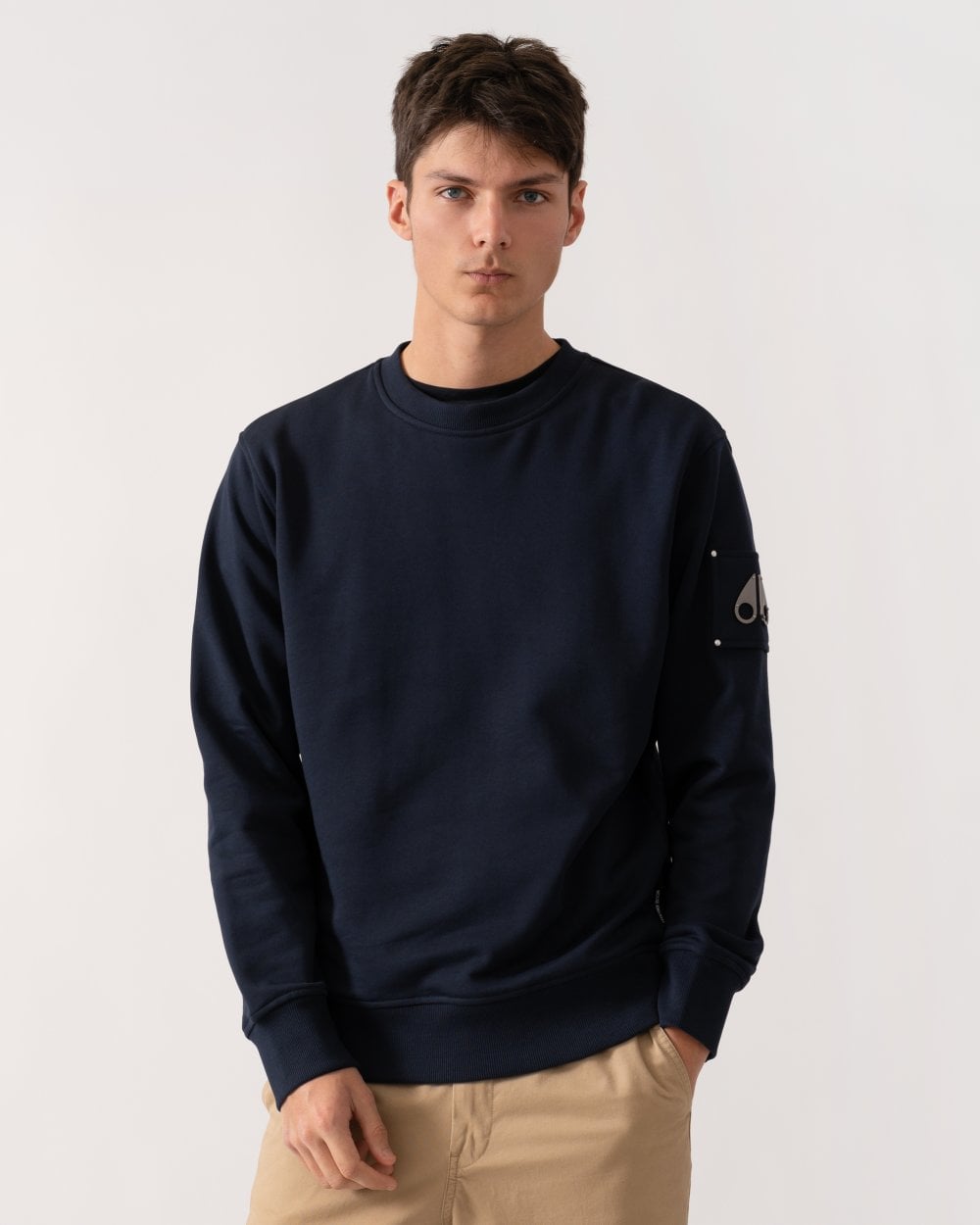 Moose Knuckles Hartsfield Mens Crew Neck Sweatshirt