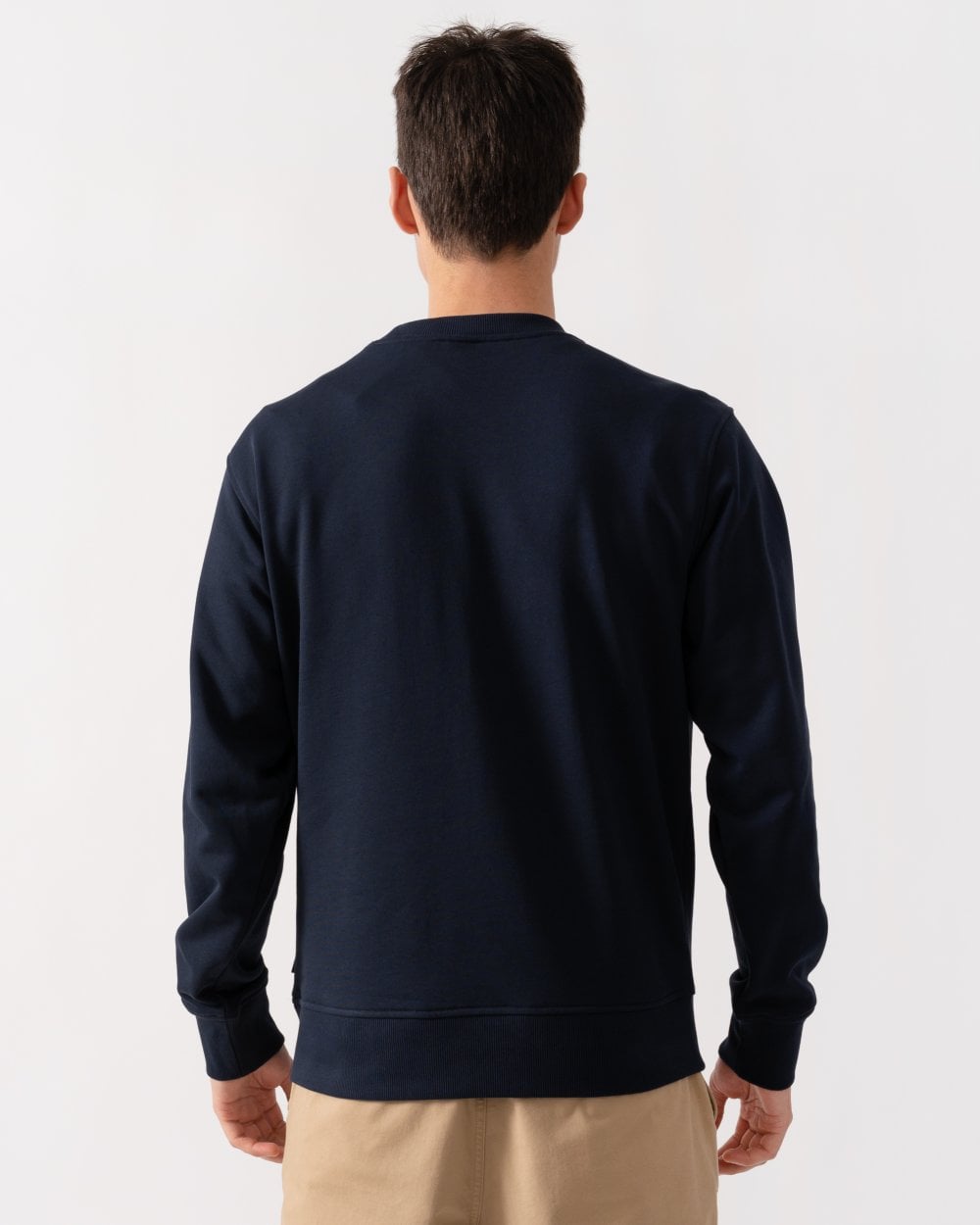 Moose Knuckles Hartsfield Mens Crew Neck Sweatshirt - Navy 833