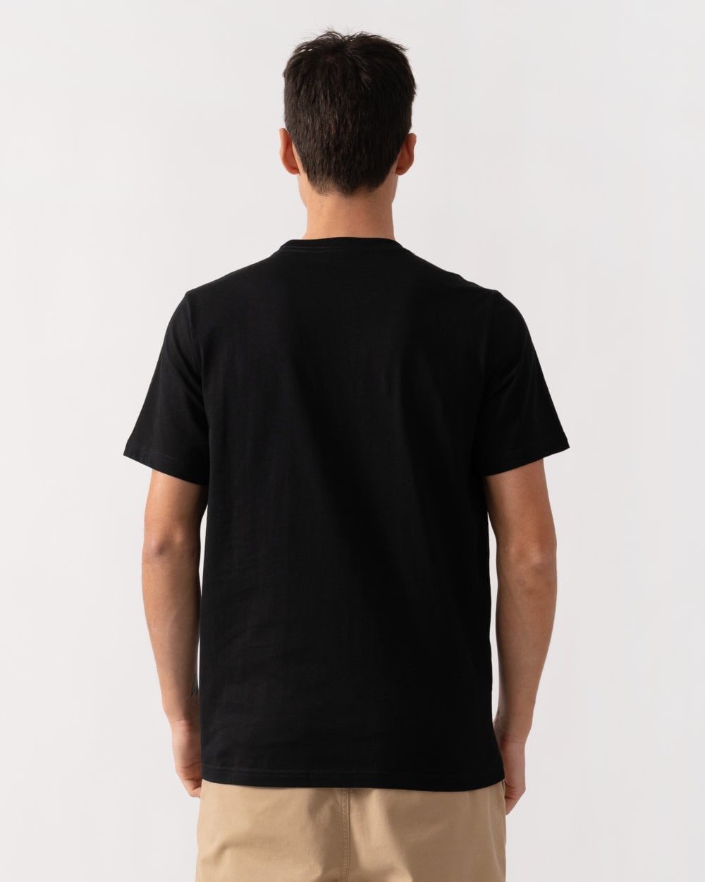 PS Paul Smith Mens Reg Fit Short Sleeve PS Logo T-Shirt - 79 Black