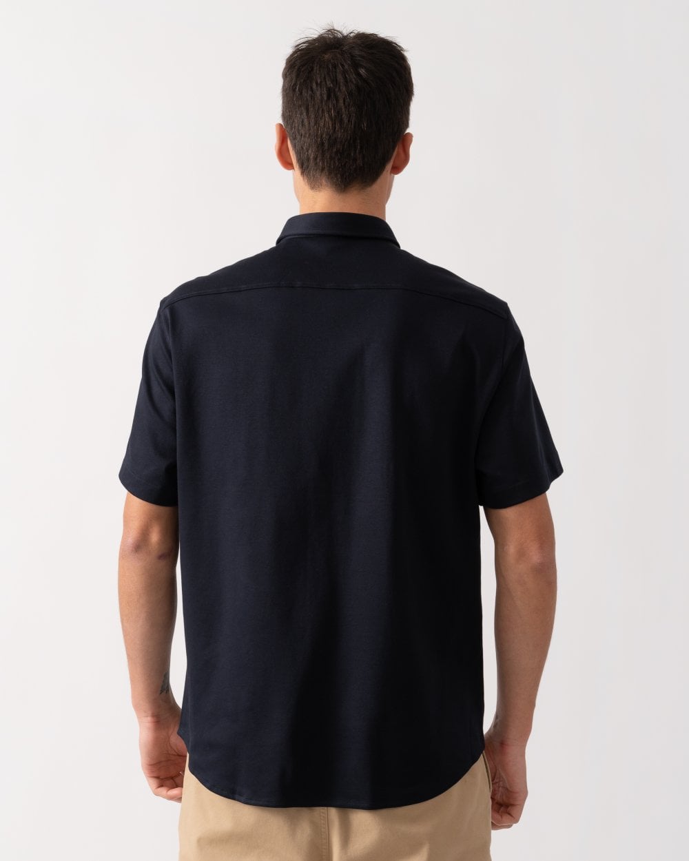 BOSS Green B Motion Mens Short Sleeve Shirt - Dark Blue 402