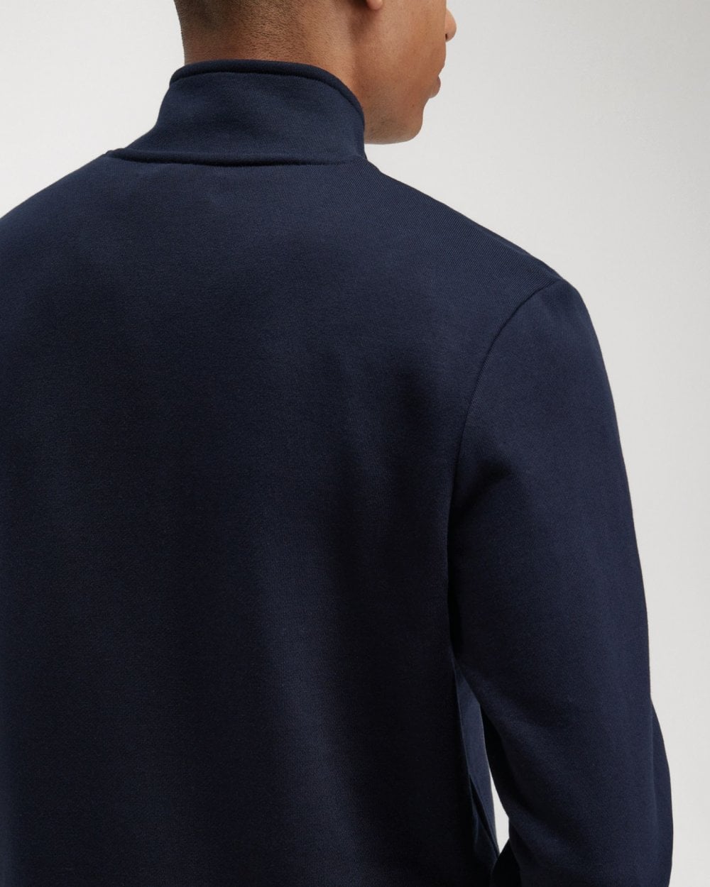 Fred Perry Mens Half Zip Sweatshirt NOS - Navy 608