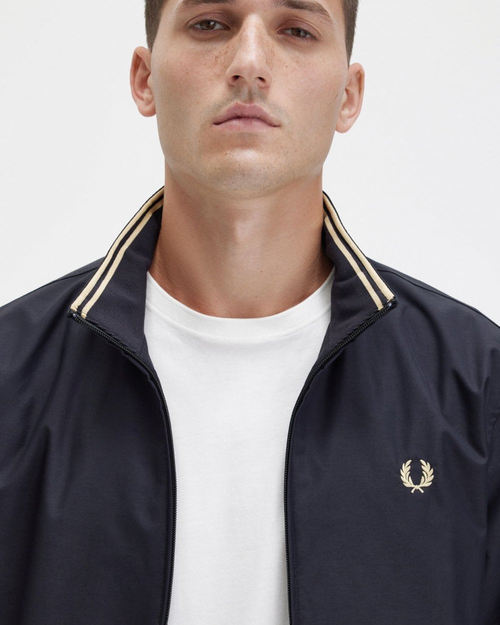 Fred Perry Mens Brentham Jacket - Black 102