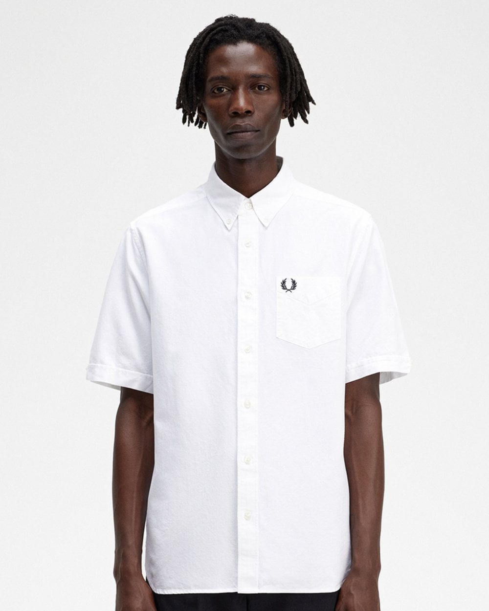 Fred Perry Mens Short Sleeve Oxford Shirt