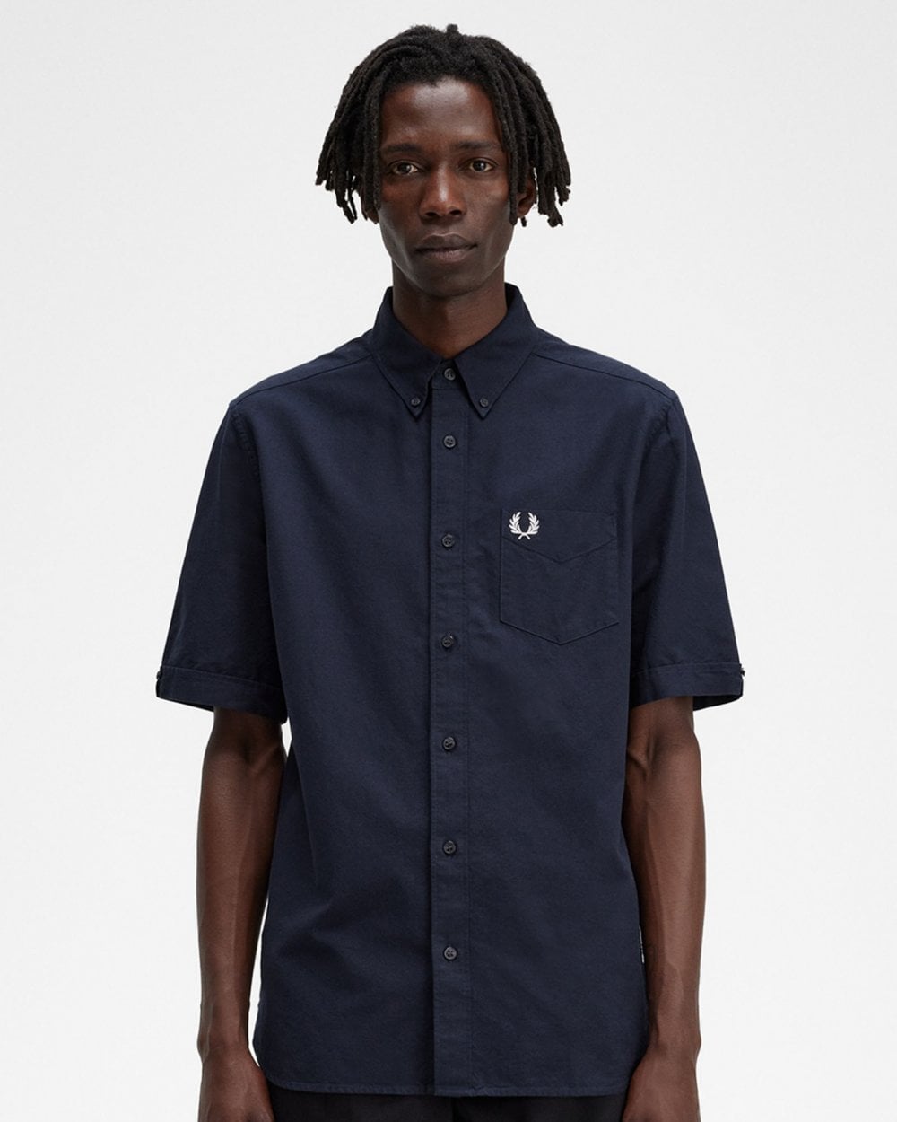 Fred Perry Mens Short Sleeve Oxford Shirt