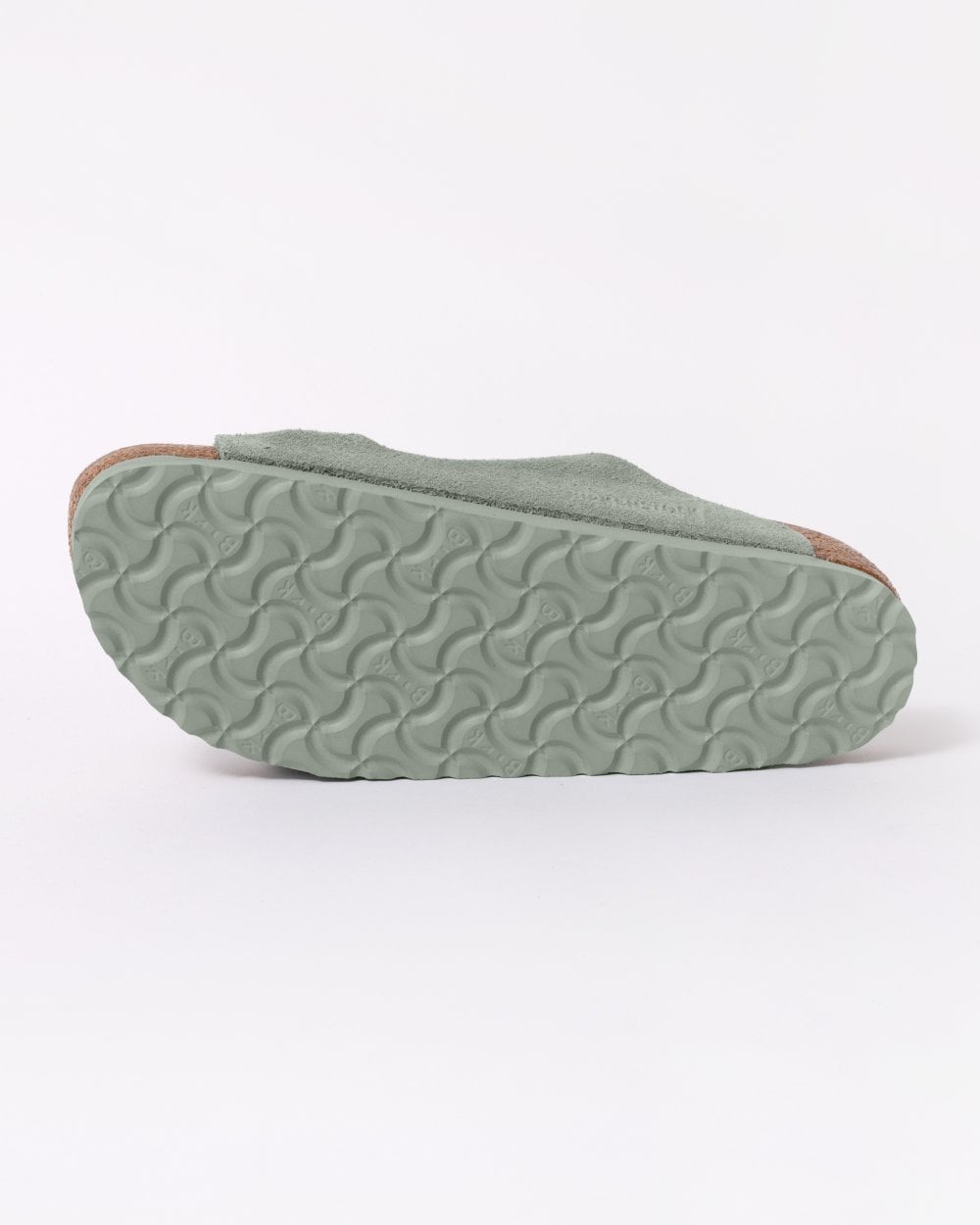 Birkenstock Arizona Suede Leather Womens Sandals - Pure Sage