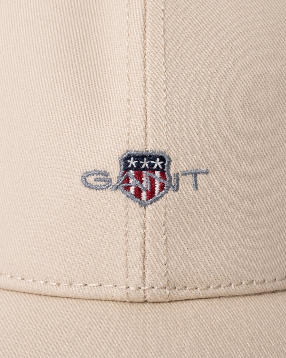 GANT Mens High Shield Cotton Twill Cap - 34 Putty