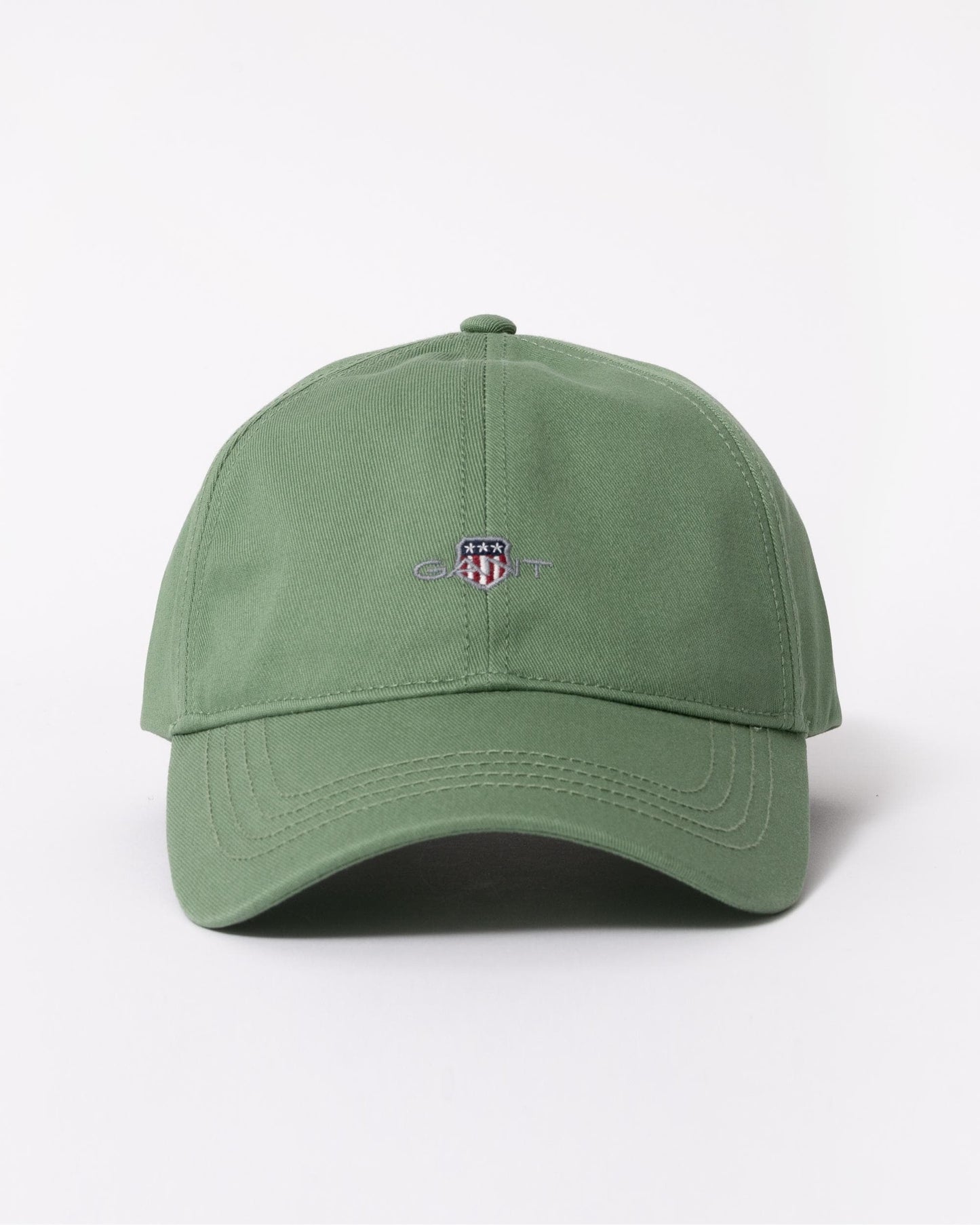 GANT Mens Shield Cotton Twill Cap - 362 Kalamata Green
