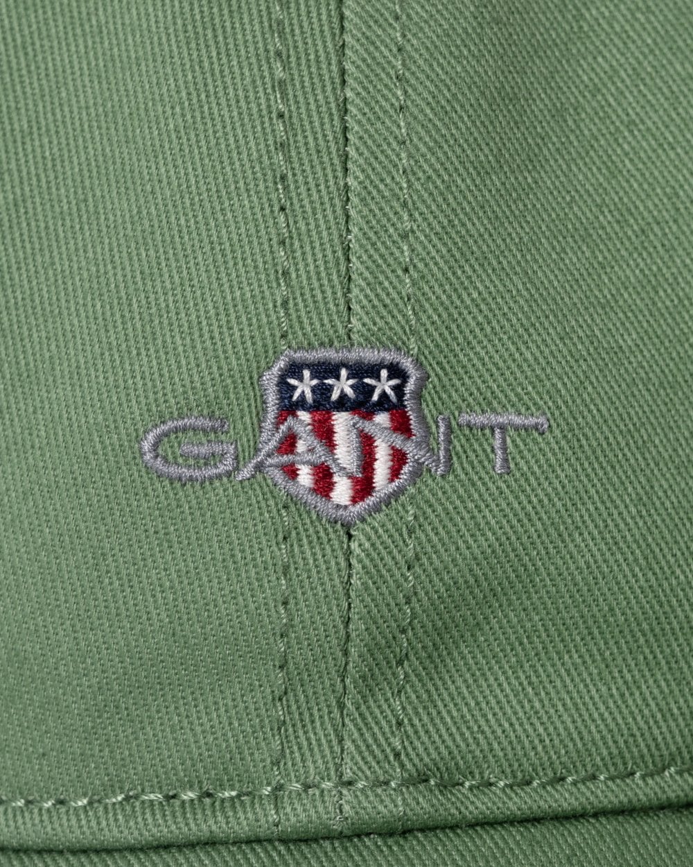 GANT Mens Shield Cotton Twill Cap - 362 Kalamata Green