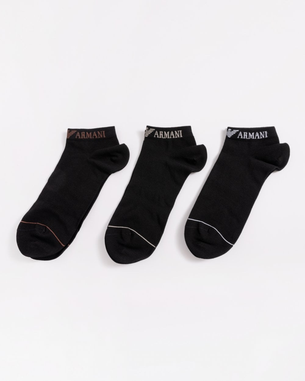 Emporio Armani 3 Pack Mens Trainer Socks