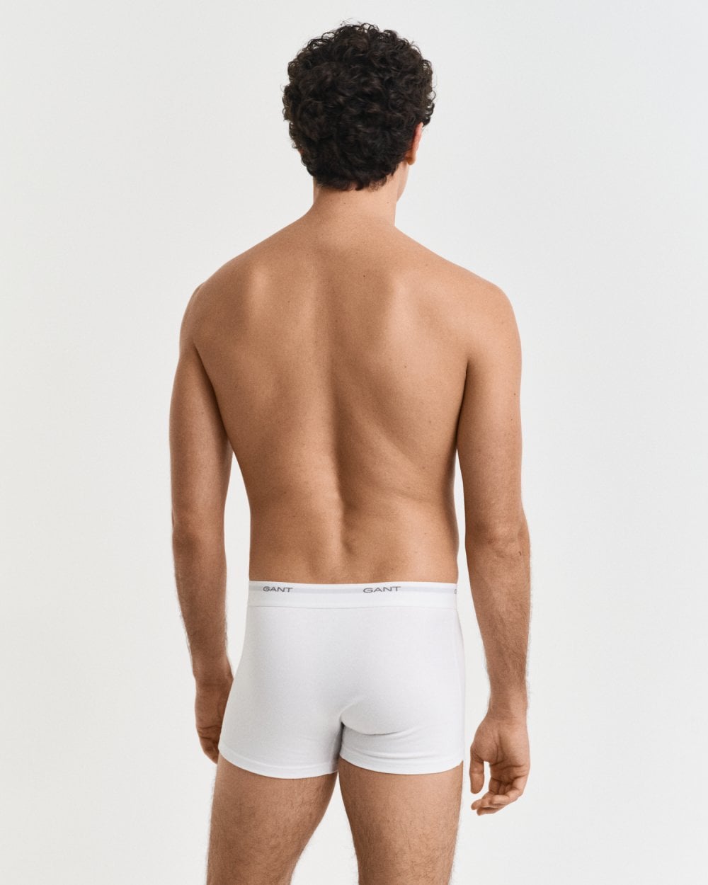 GANT 3-Pack Mens Core Trunks with Logo Waistband - 110 White